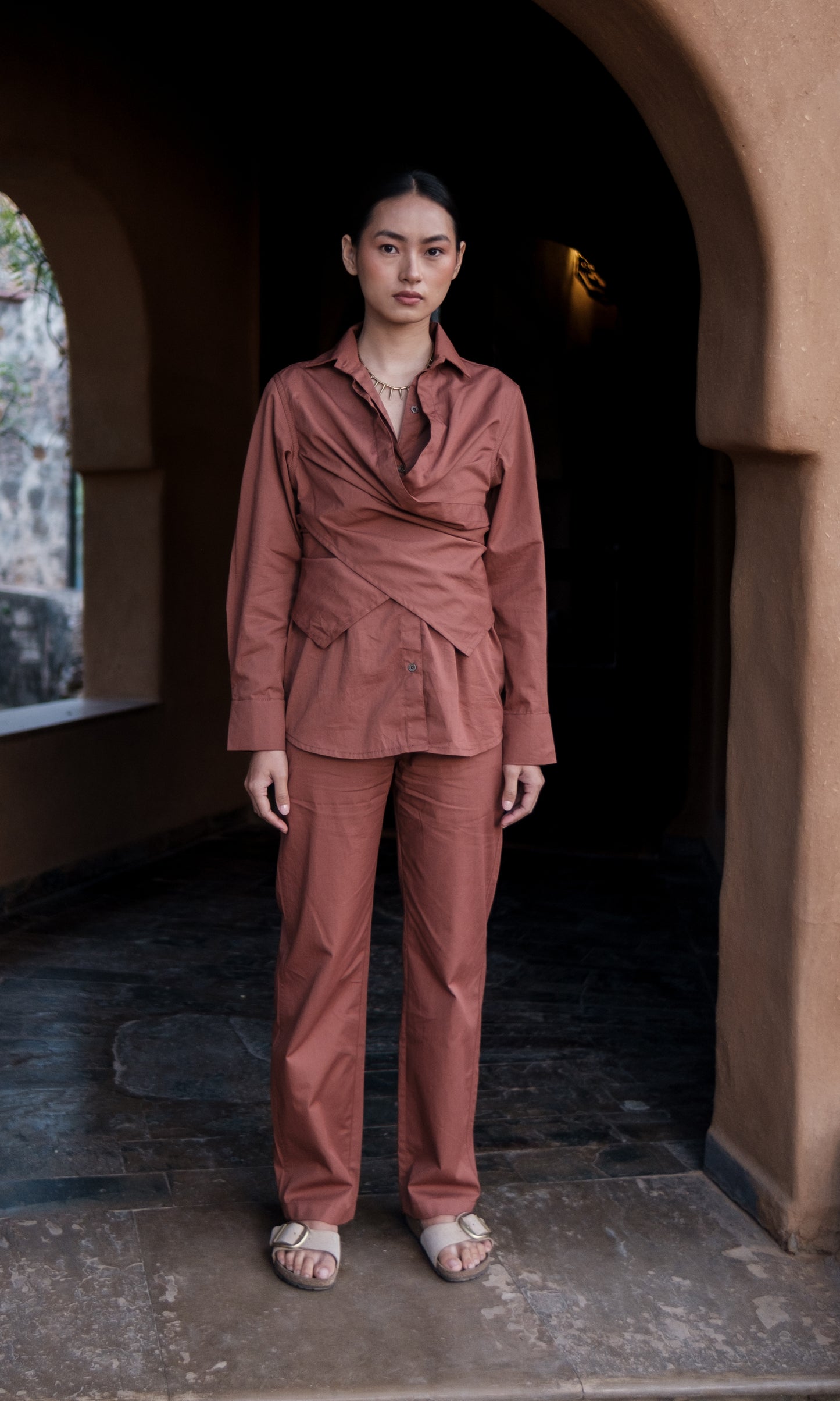 Seattle Wrap Shirt Solid-Set