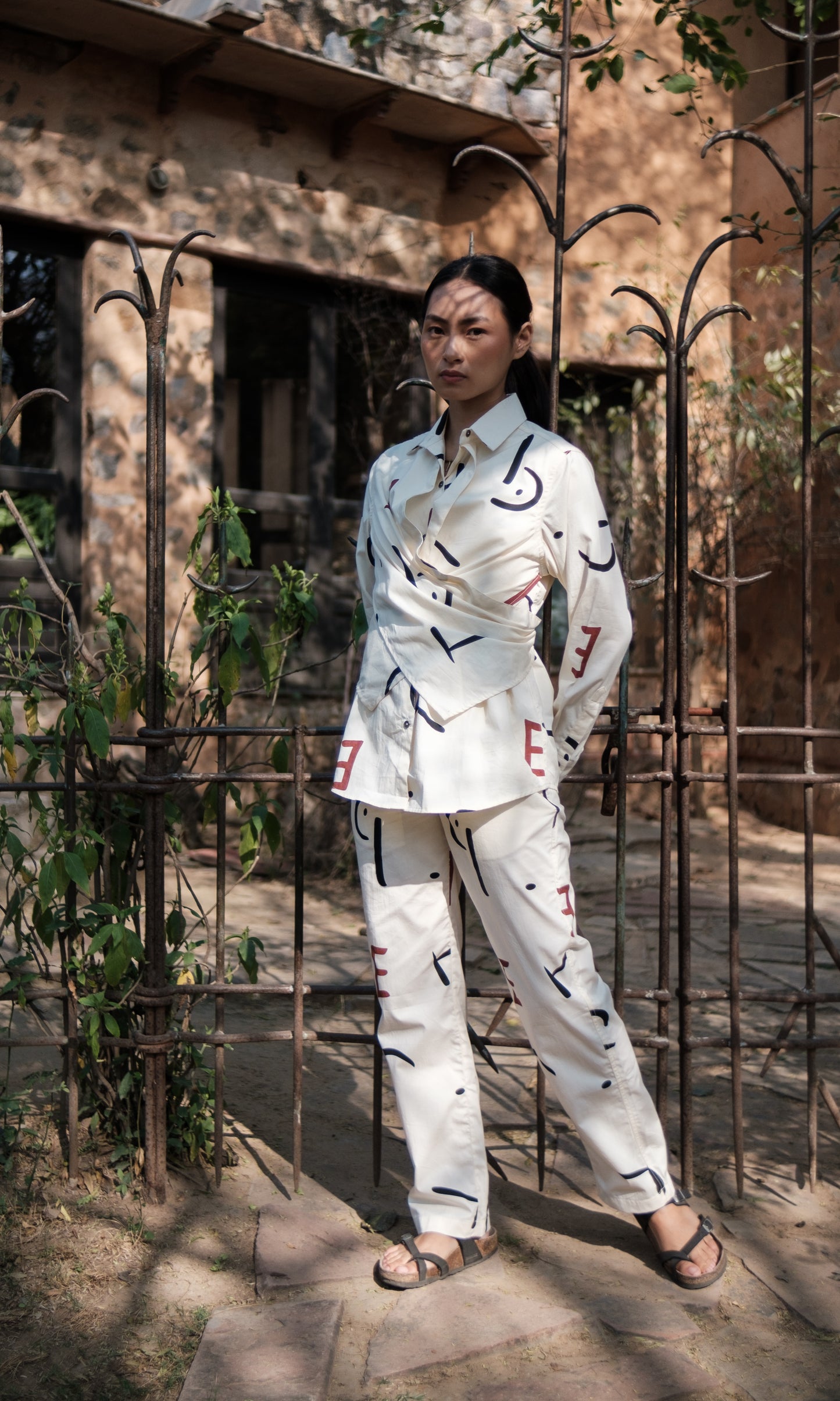 Seattle Wrap Shirt Line Printed-Set
