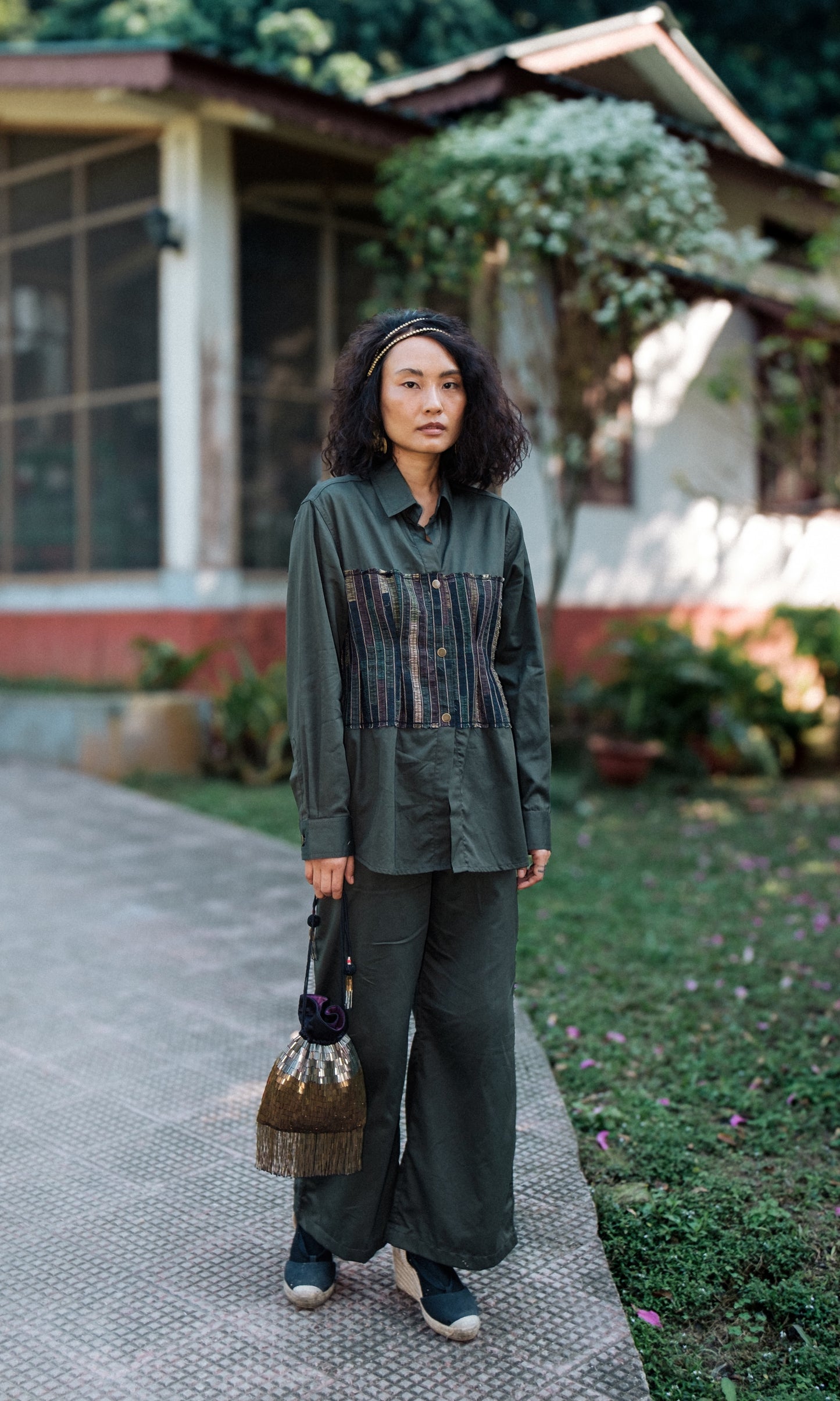 Upcycled Hunza Shirt-Set