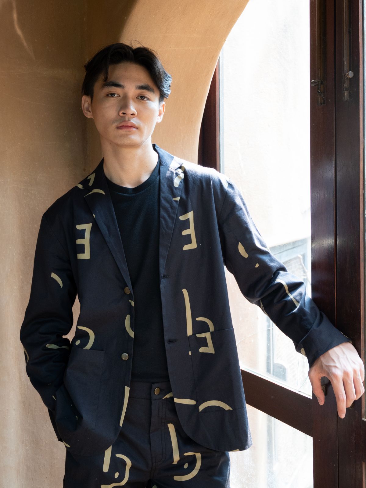 Cambridge Blazer - Line Printed