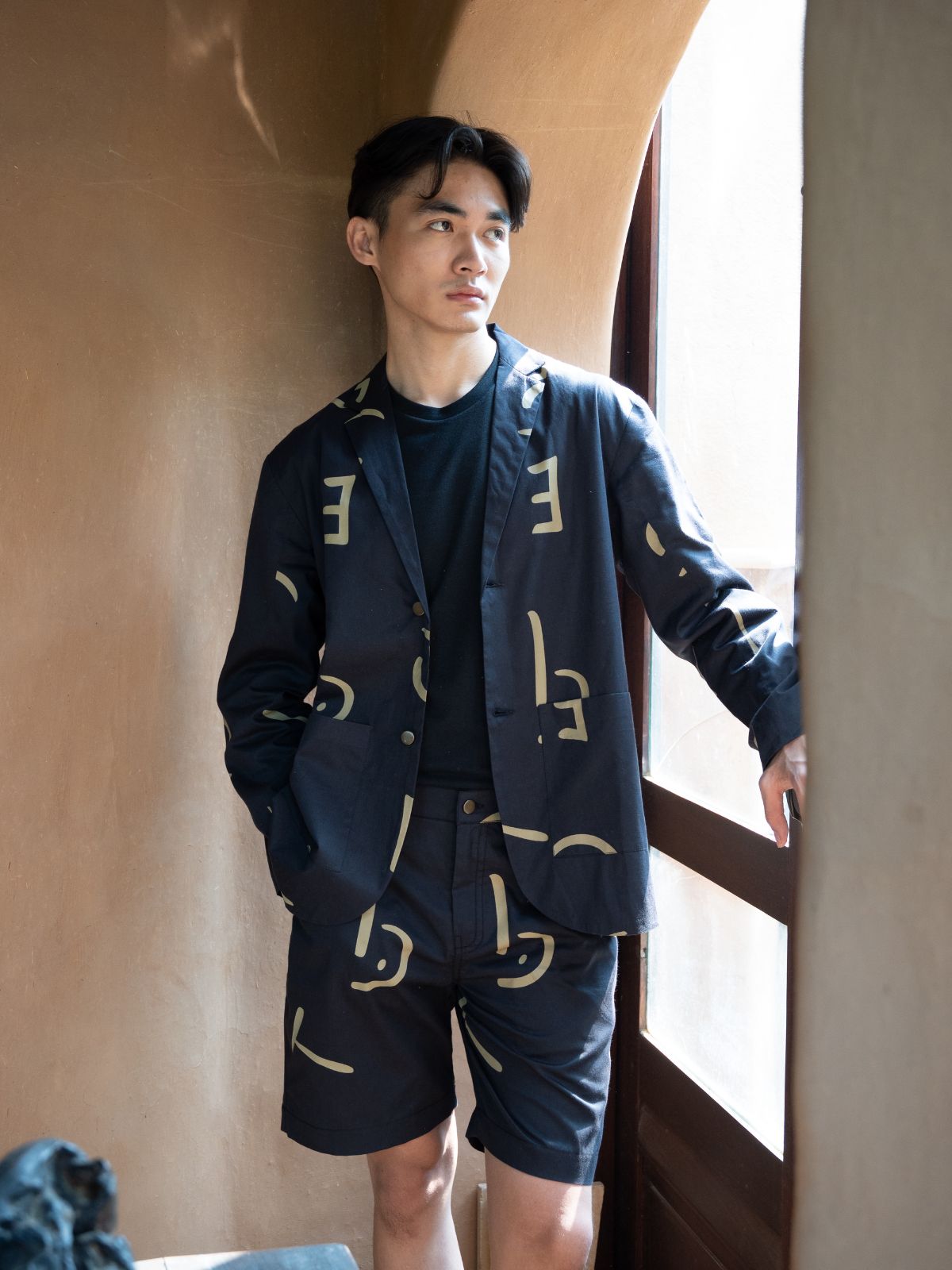 Cambridge Blazer - Line Printed