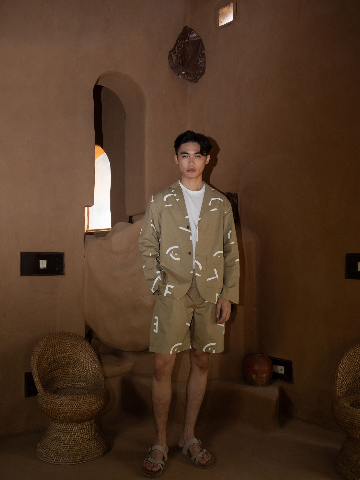 Cambridge Blazer - Line Printed