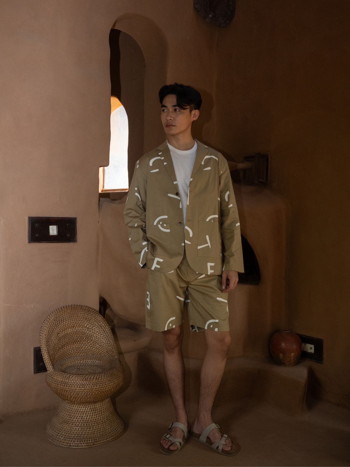 Cambridge Blazer - Line Printed