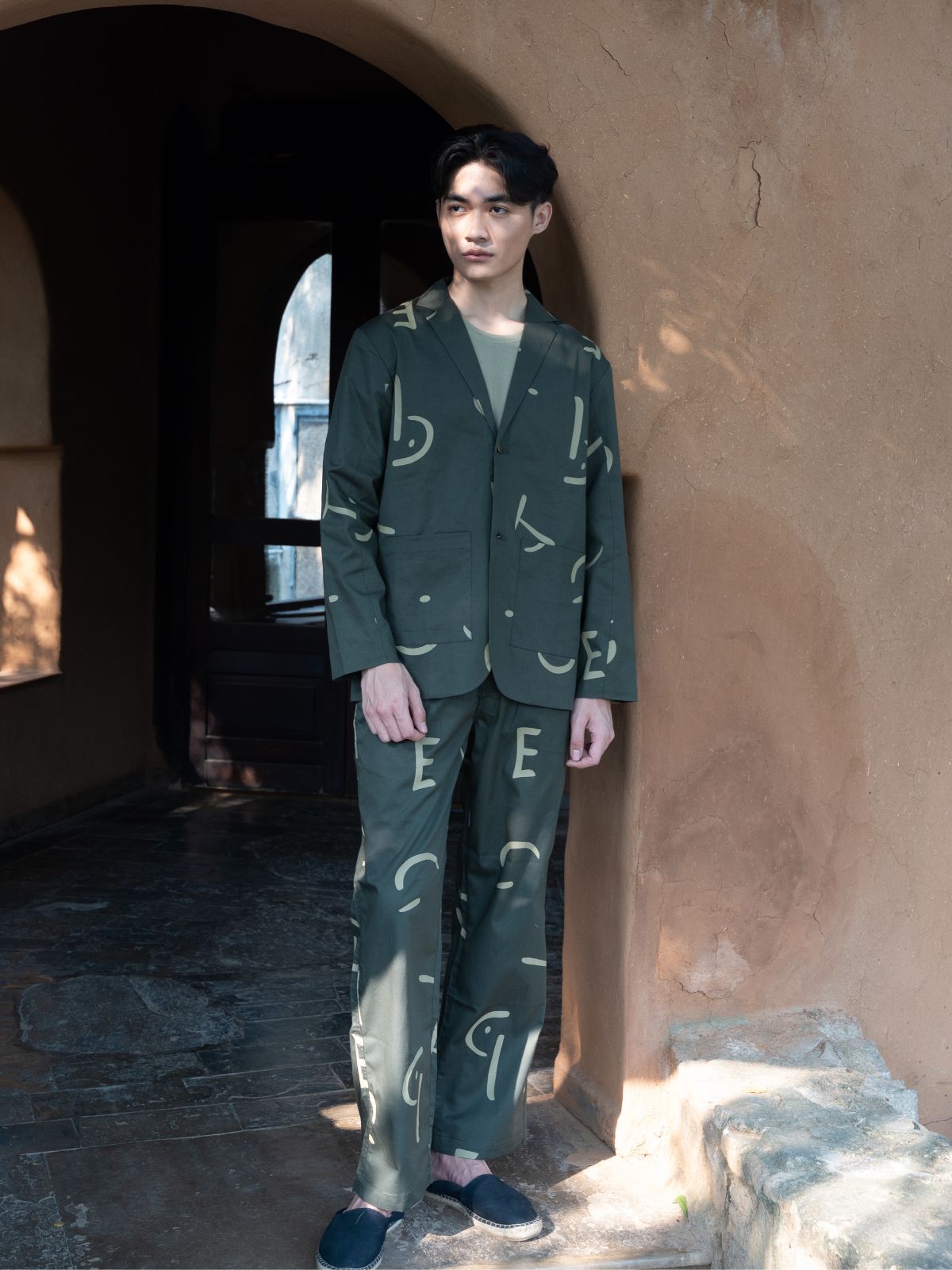 Cambridge Blazer - Line Printed