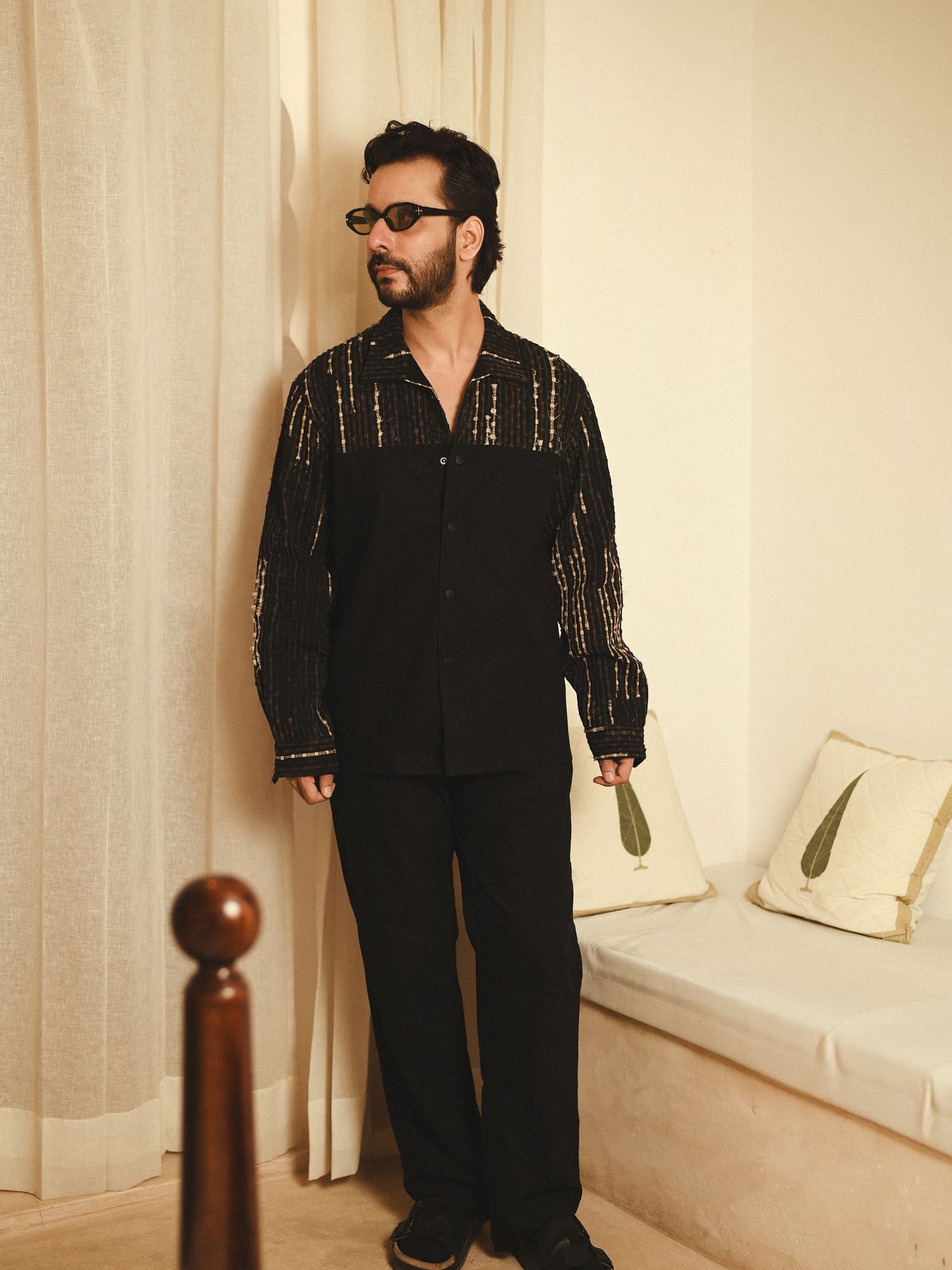 Upcycled Handwoven Arizona Shirt - Green