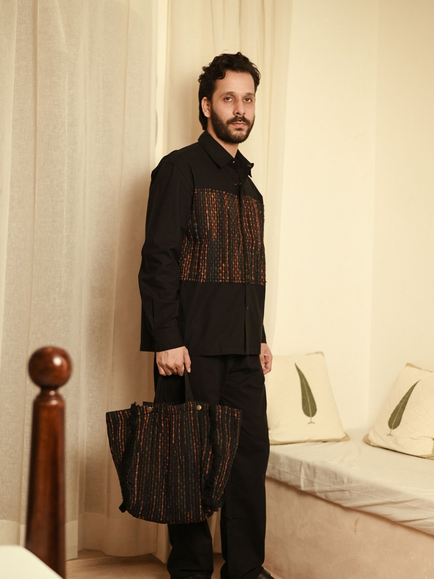 Upcycled Hunza Shirt Set - Copper