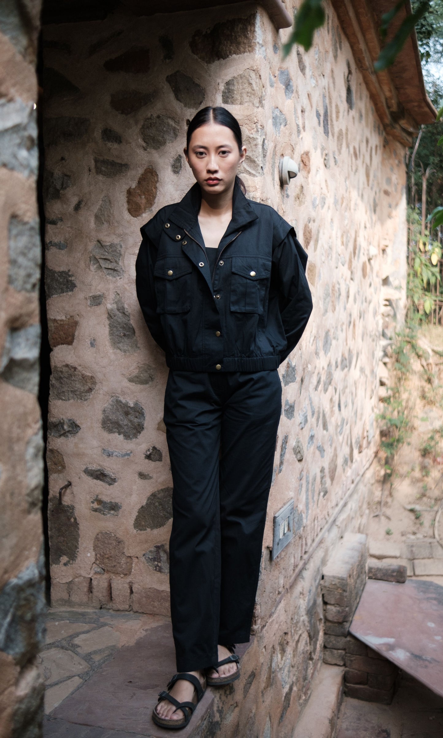 Sheldon Cropped Jacket - Solid