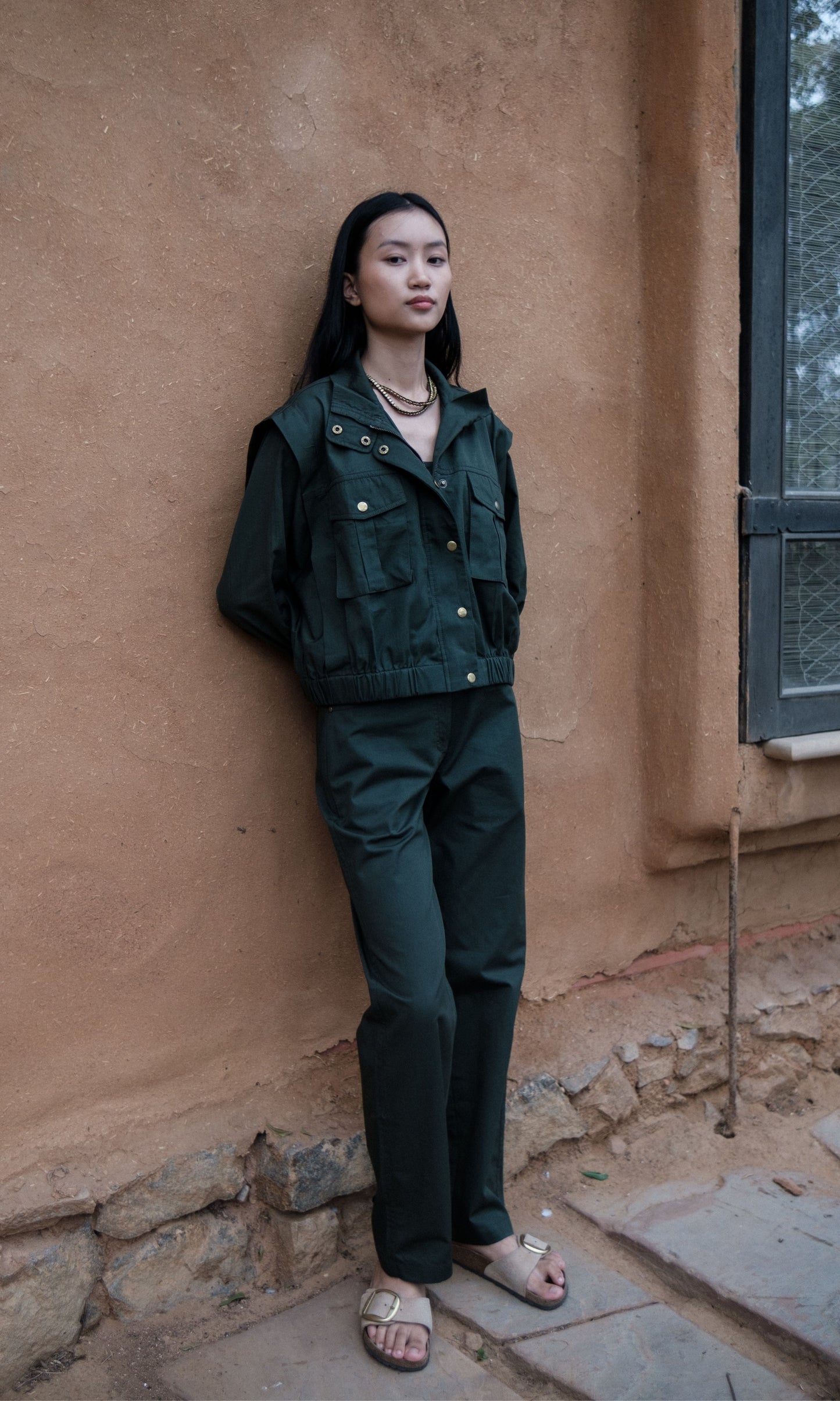 Sheldon Cropped Jacket - Solid