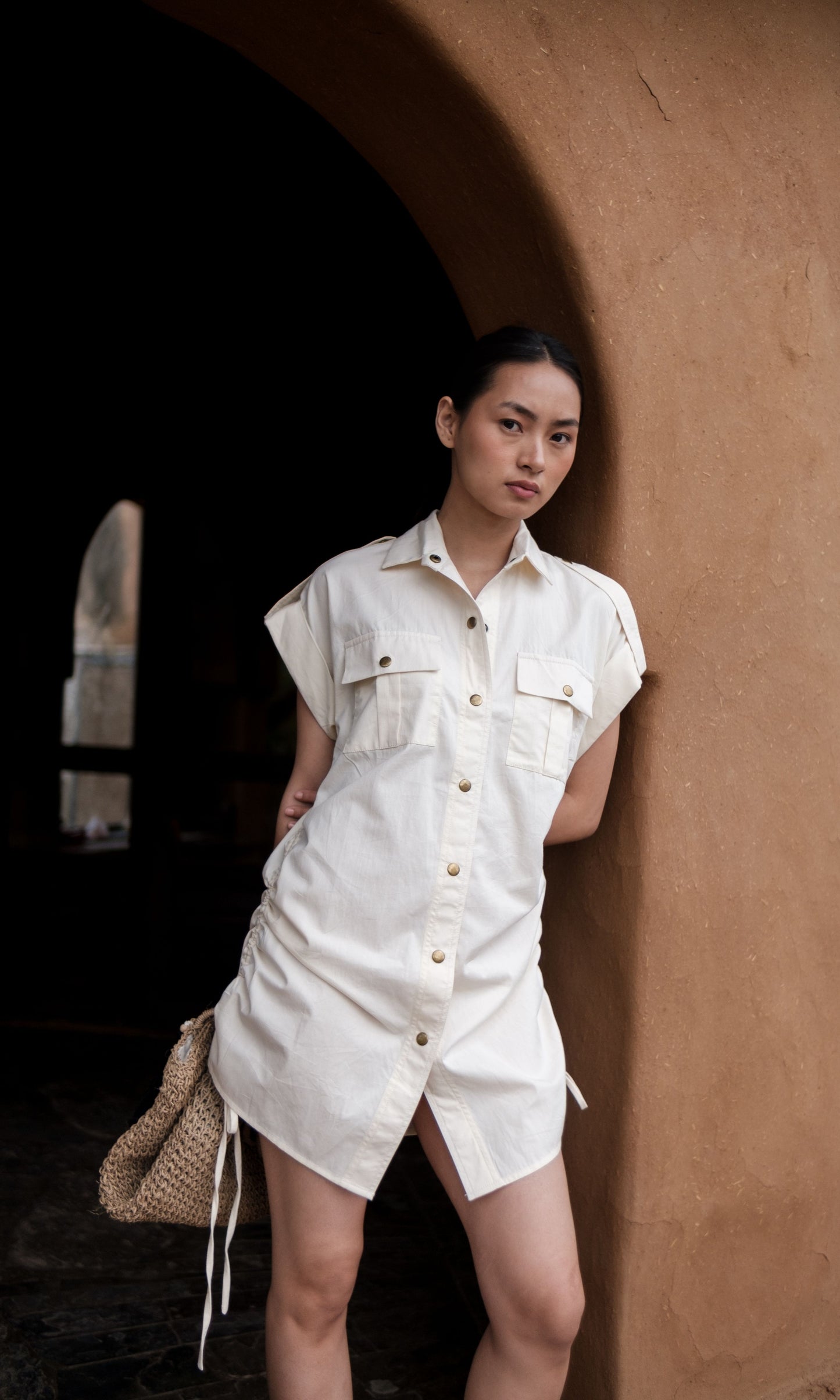 Sunrise Gather Dress - Solid