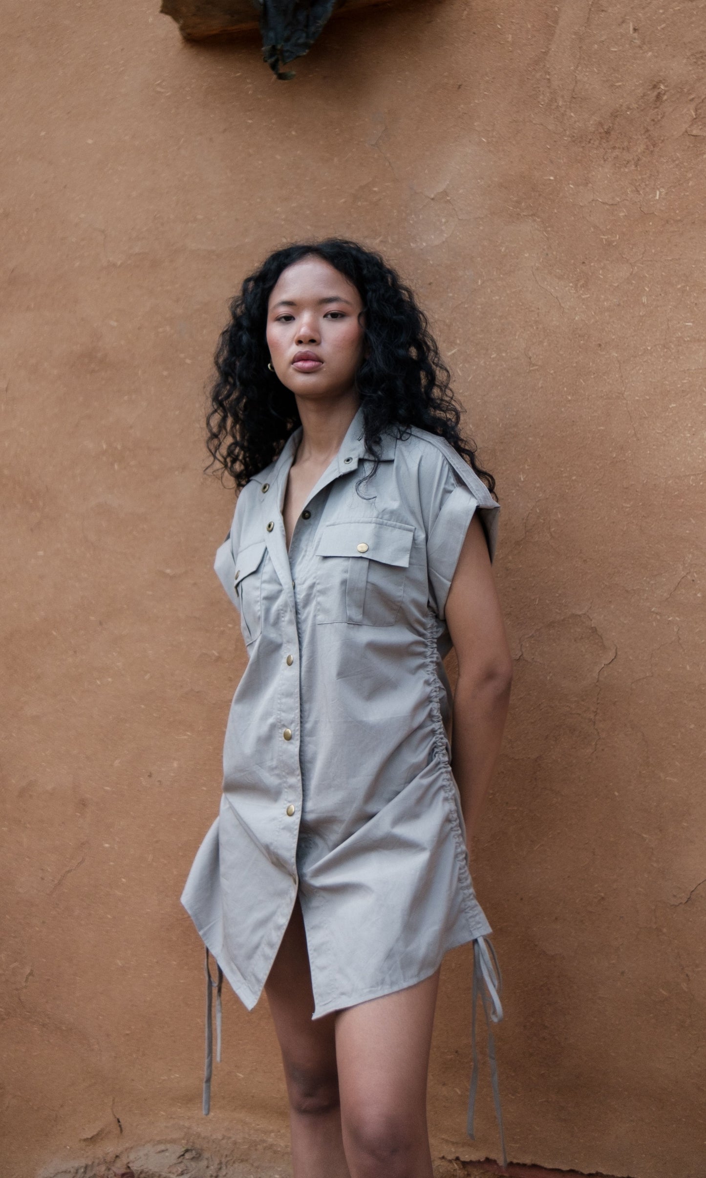 Sunrise Gather Dress - Solid