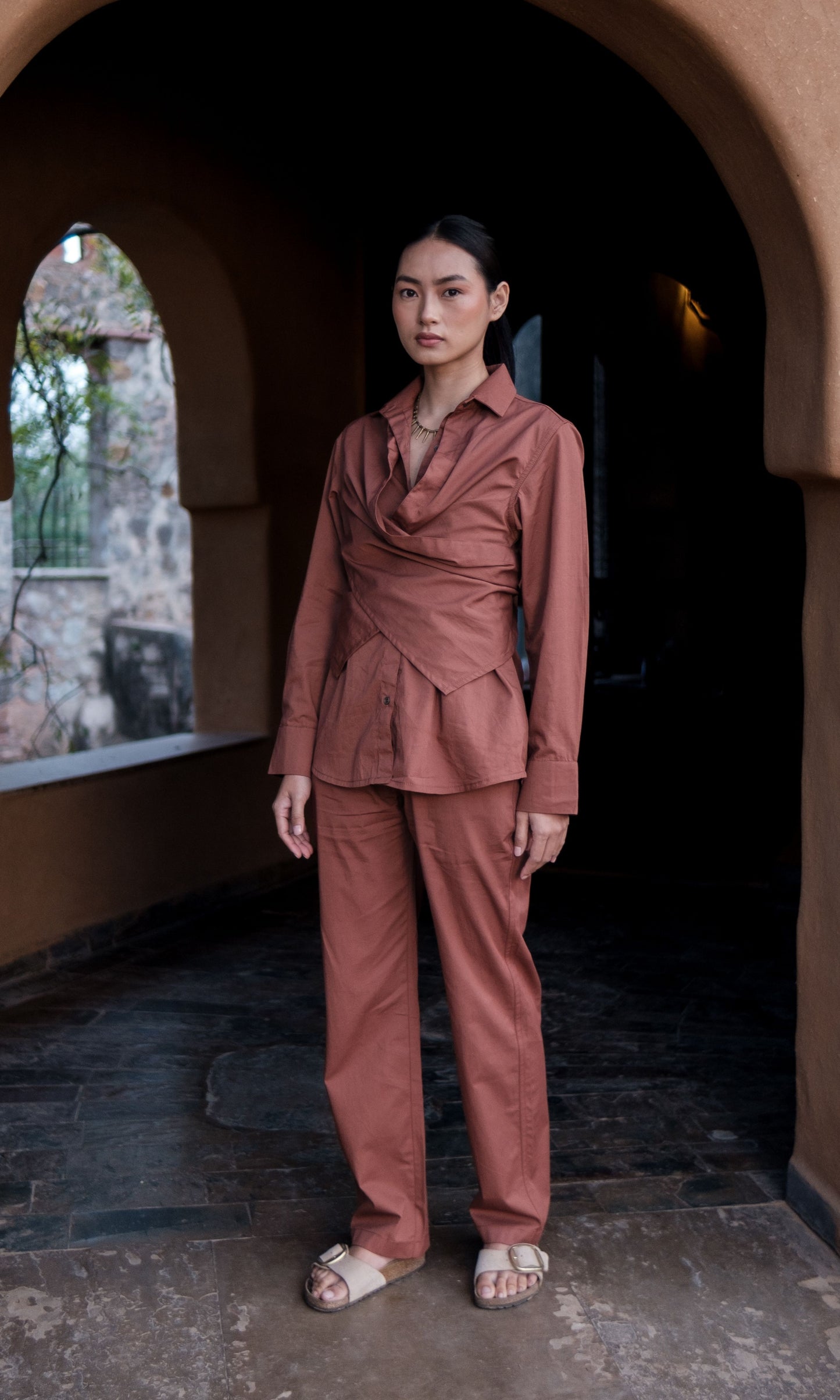 Sandra Straight Pants - Solid