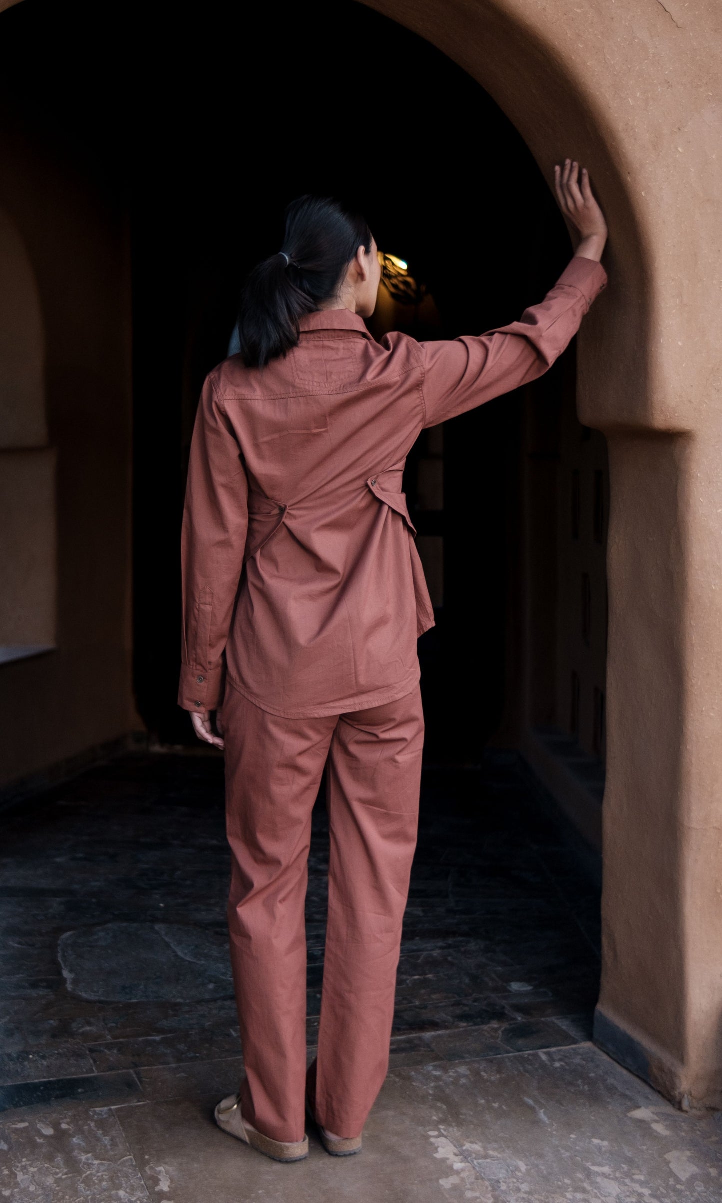 Sandra Straight Pants - Solid