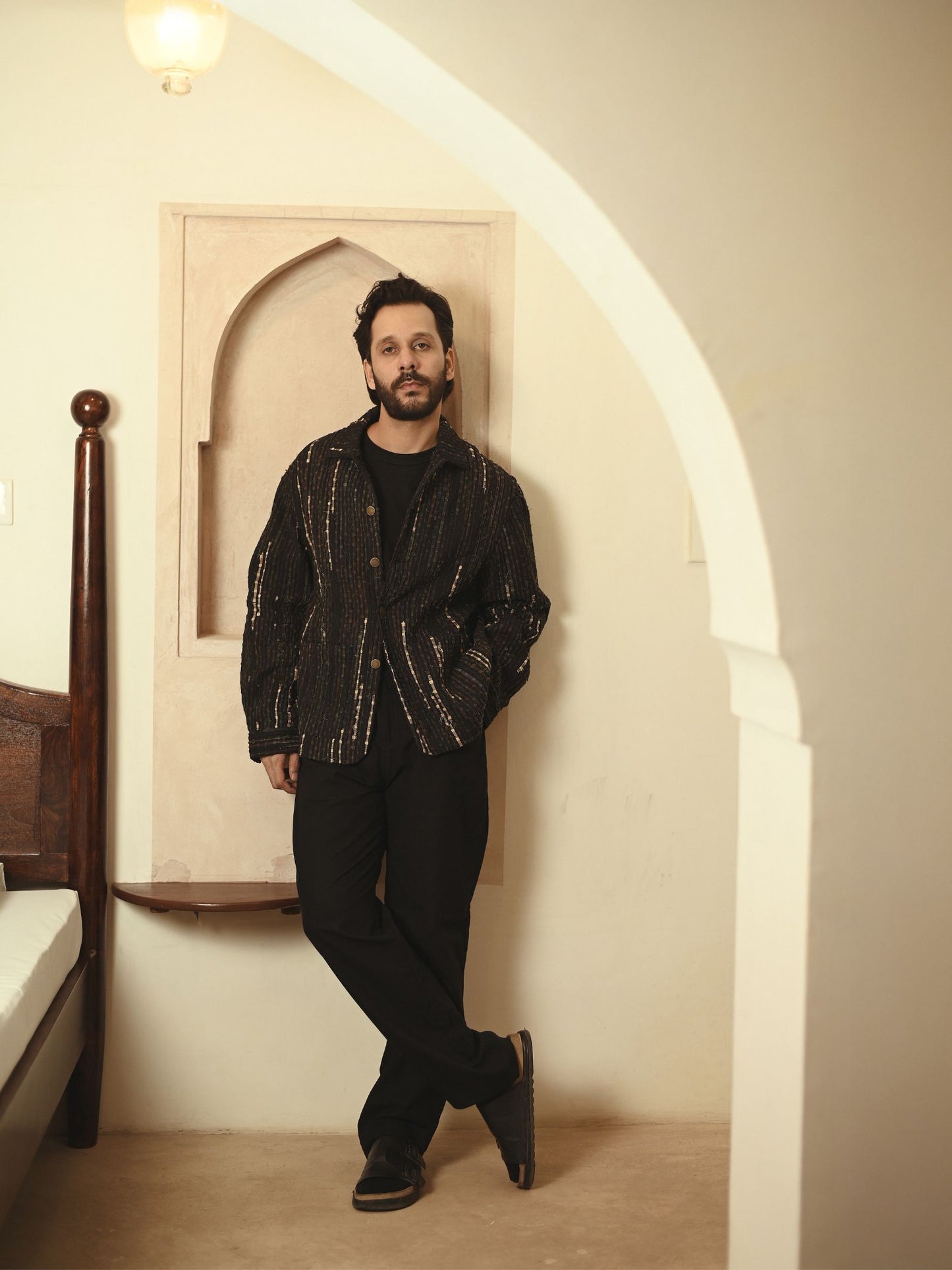 Upcycled Handwoven Berlin Jacket - Green