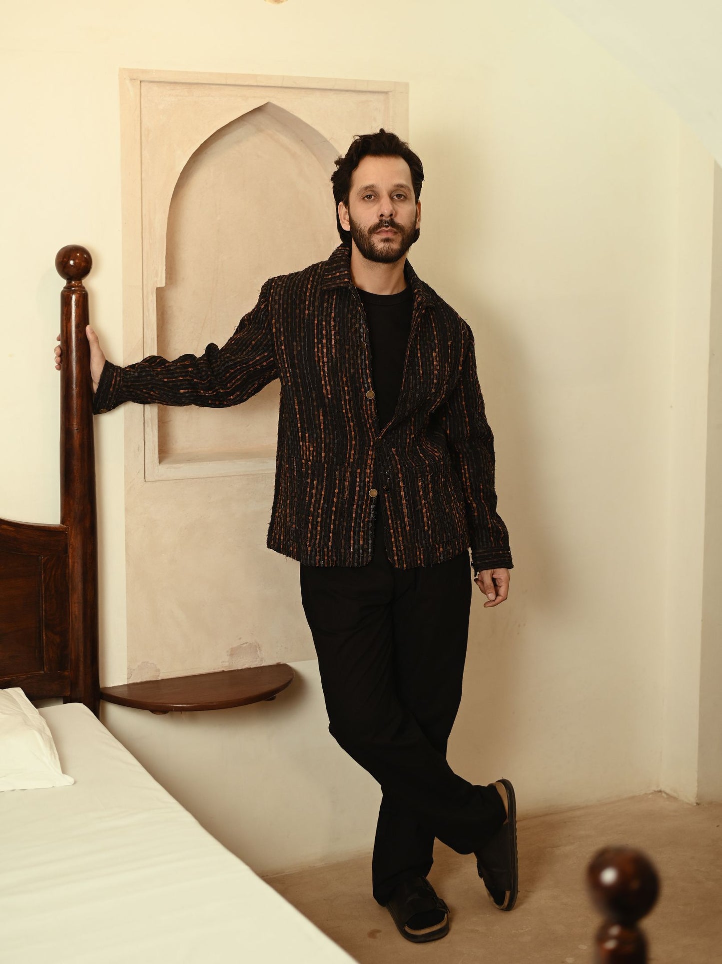 Upcycled Handwoven Berlin Jacket Set - Copper