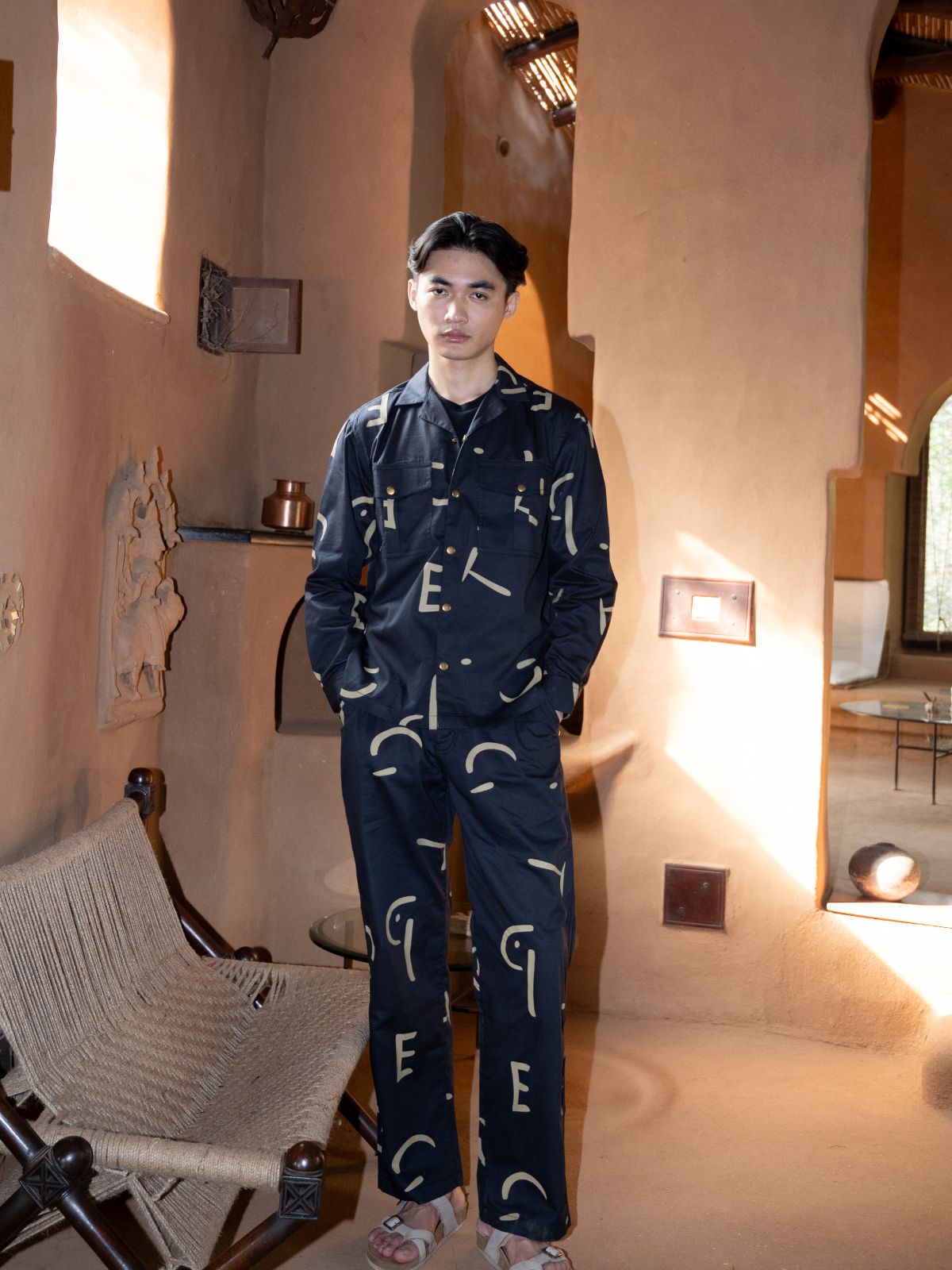 Safari Shirt - Line Printed