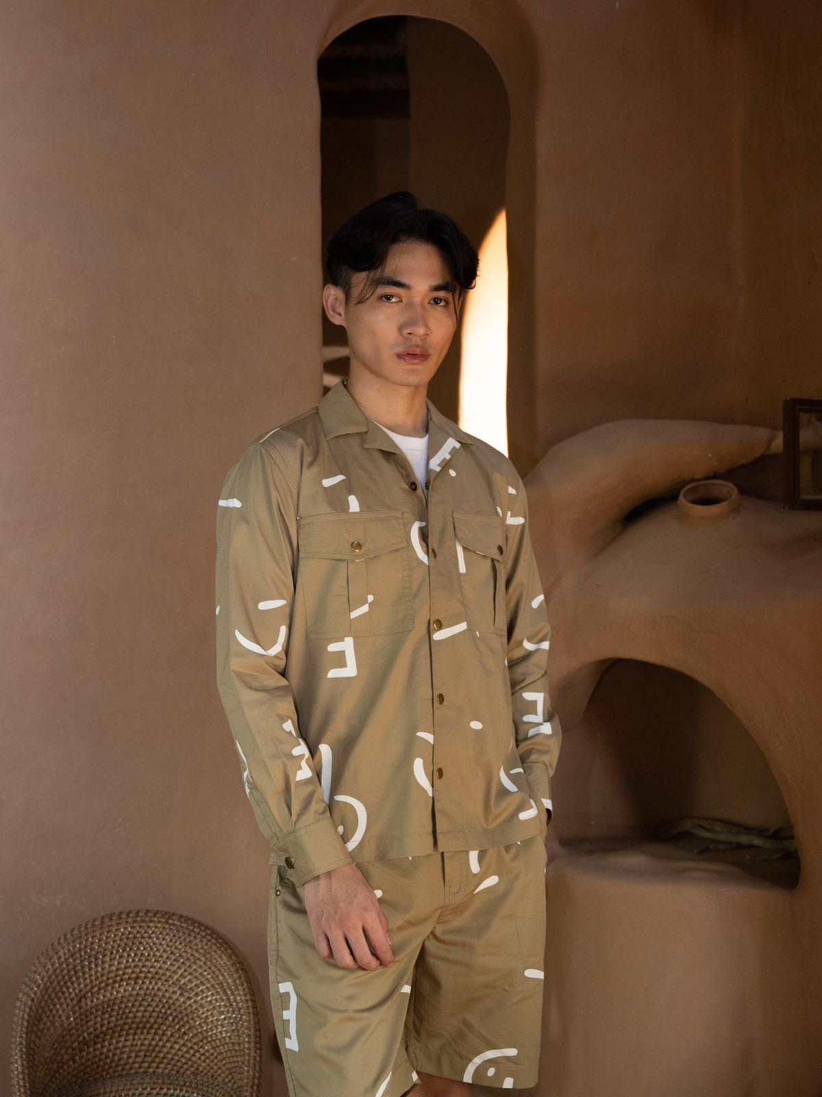 Safari Shirt - Line Printed