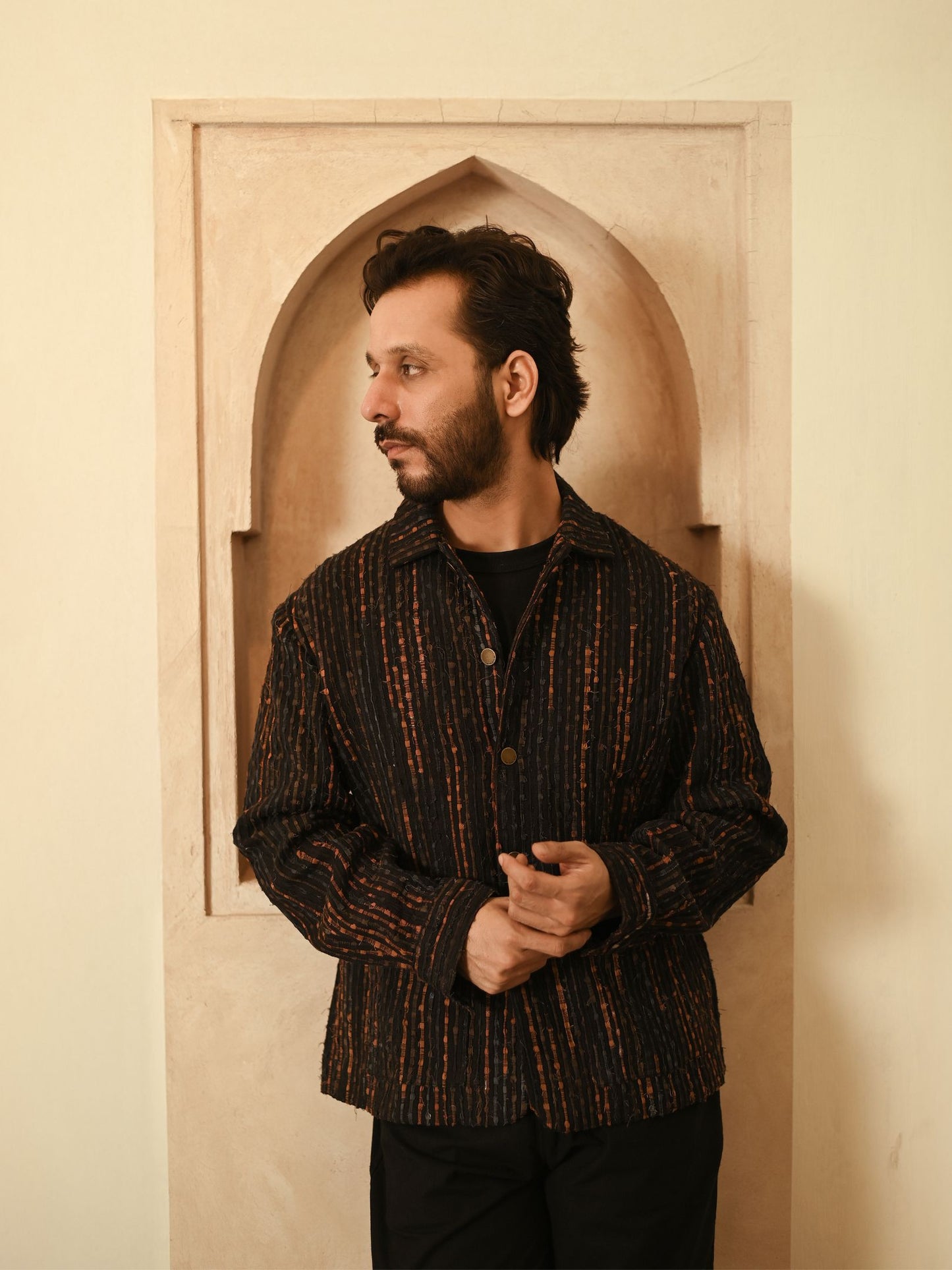 Upcycled Handwoven Berlin Jacket - Copper