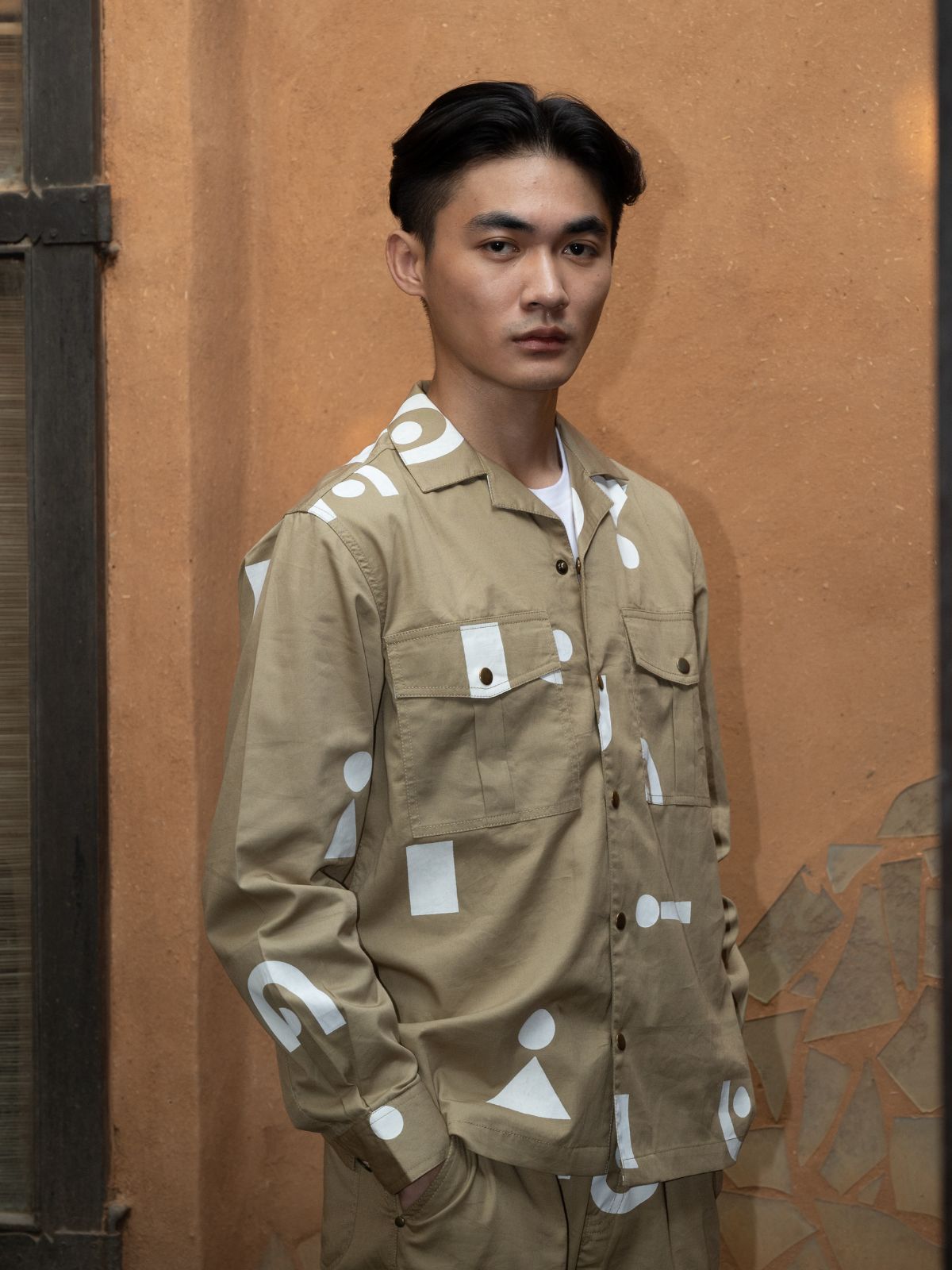 Safari Shirt - Triangular Print