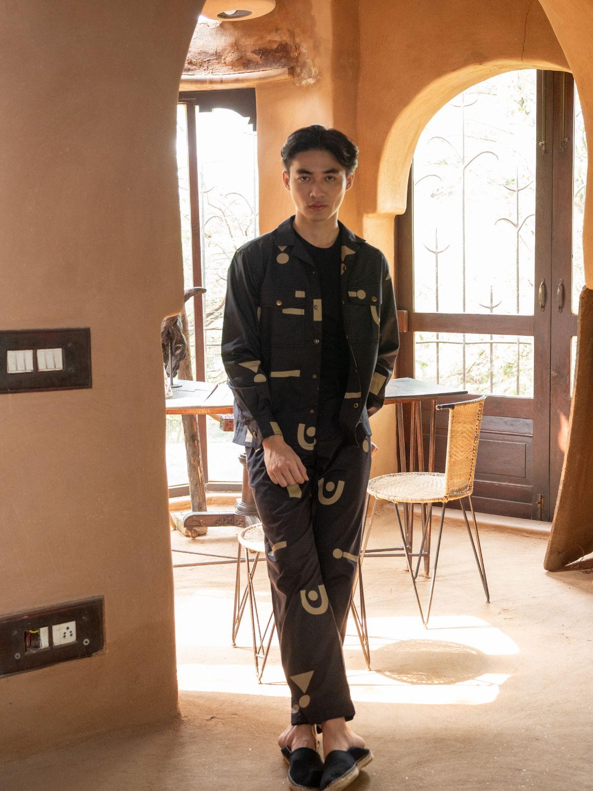 Safari Shirt - Triangular Print