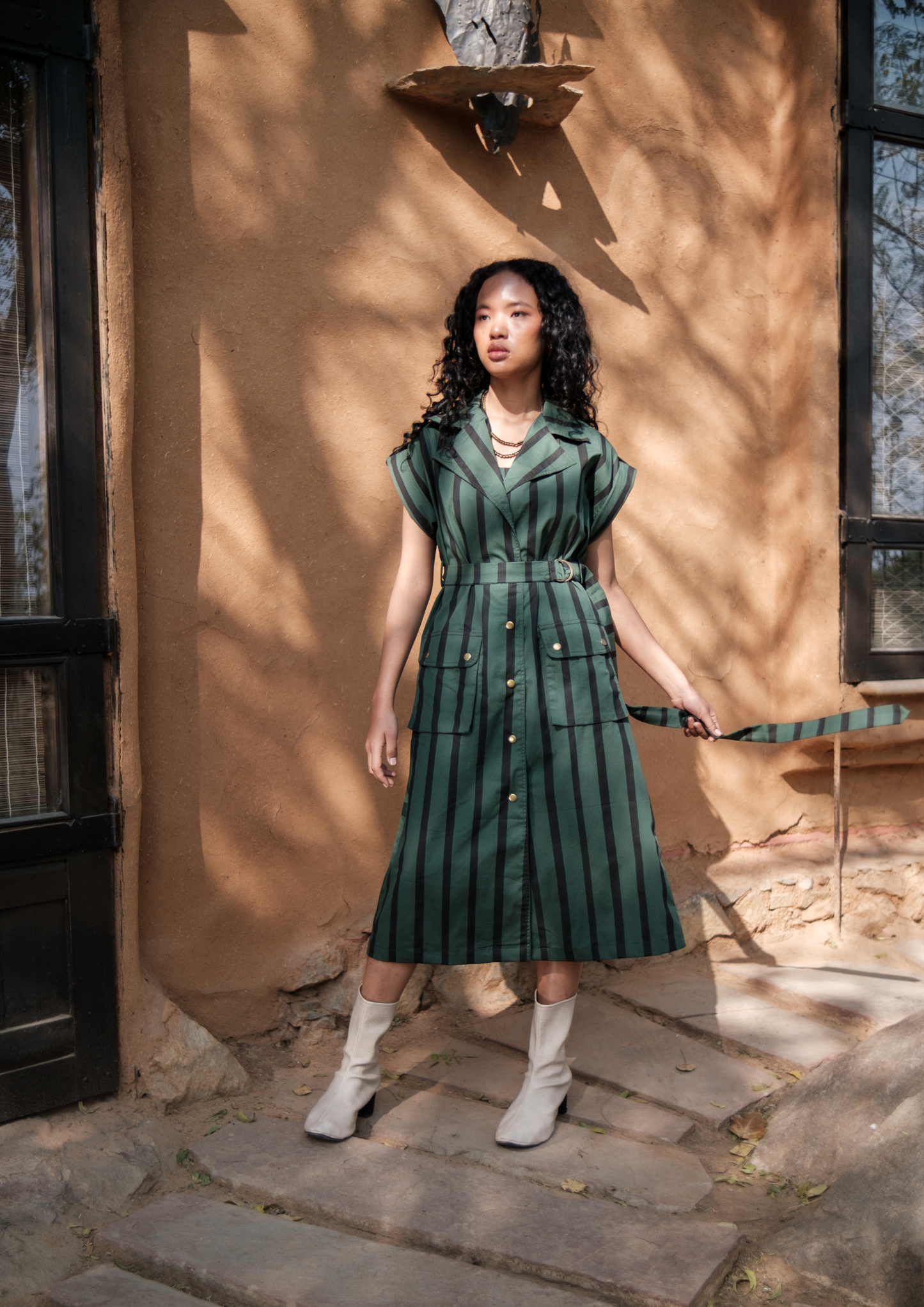 Harajuku Trench - Striped