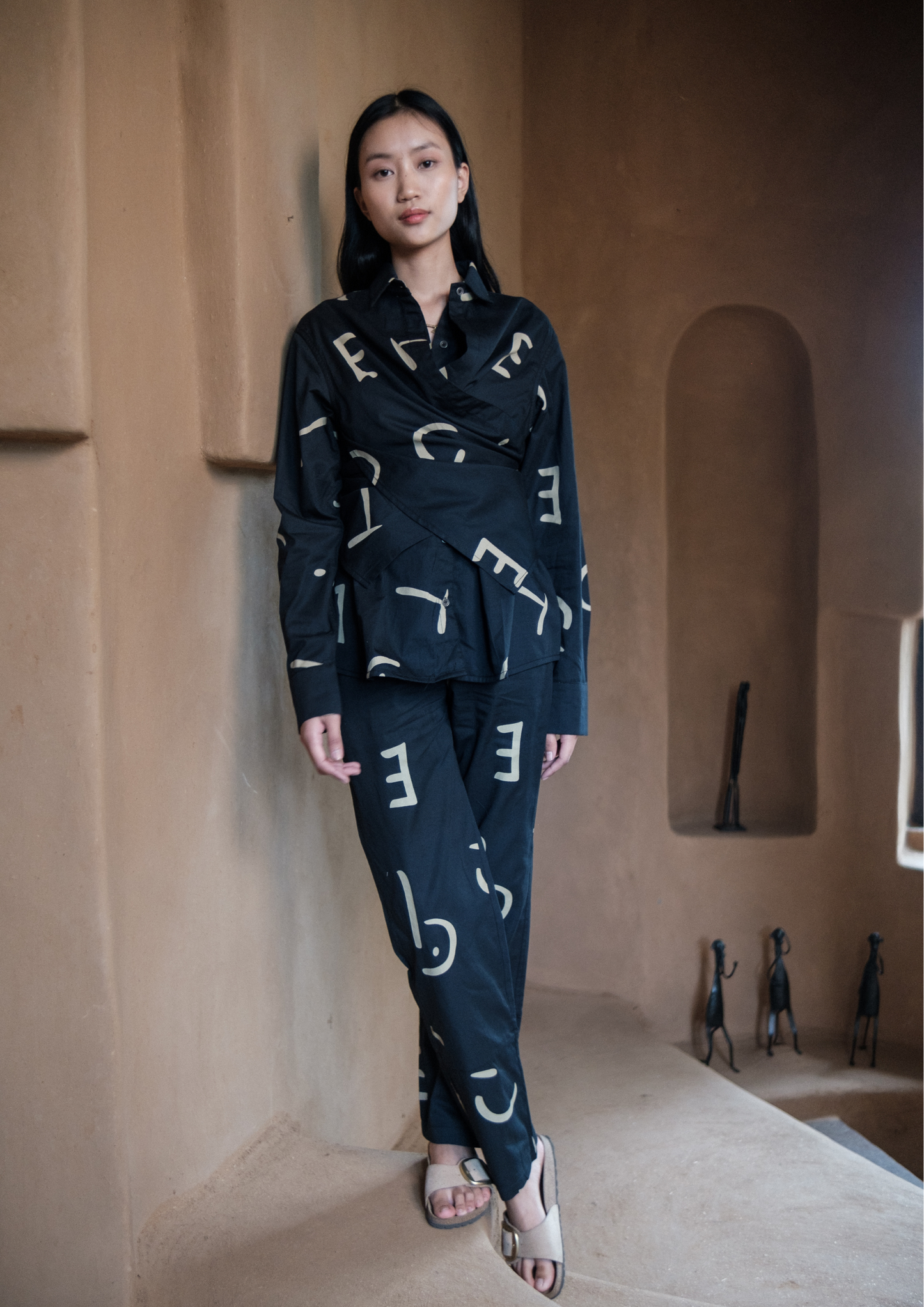 Seattle Wrap Shirt - Line Printed