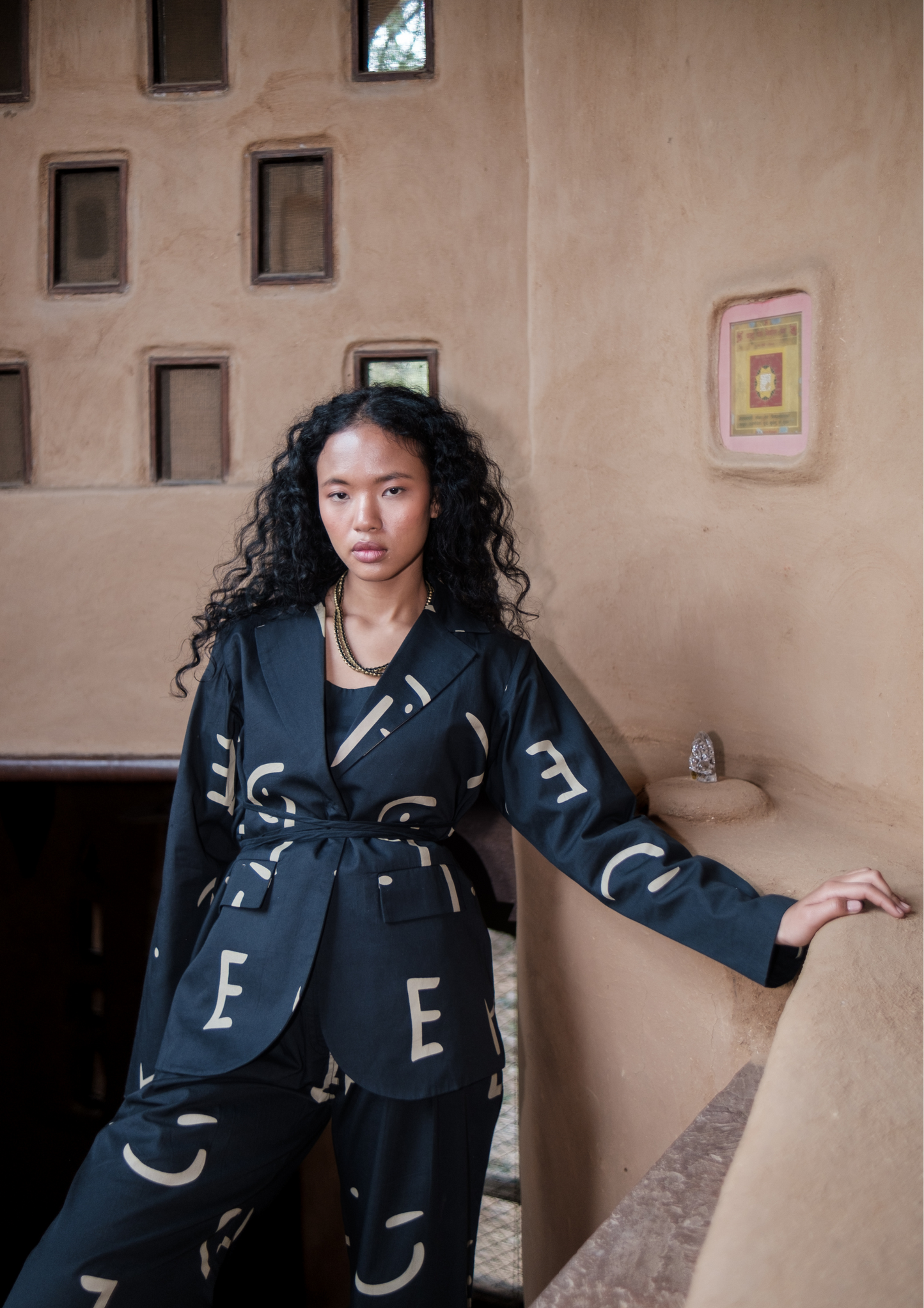 Cambridge Blazer - Line Printed