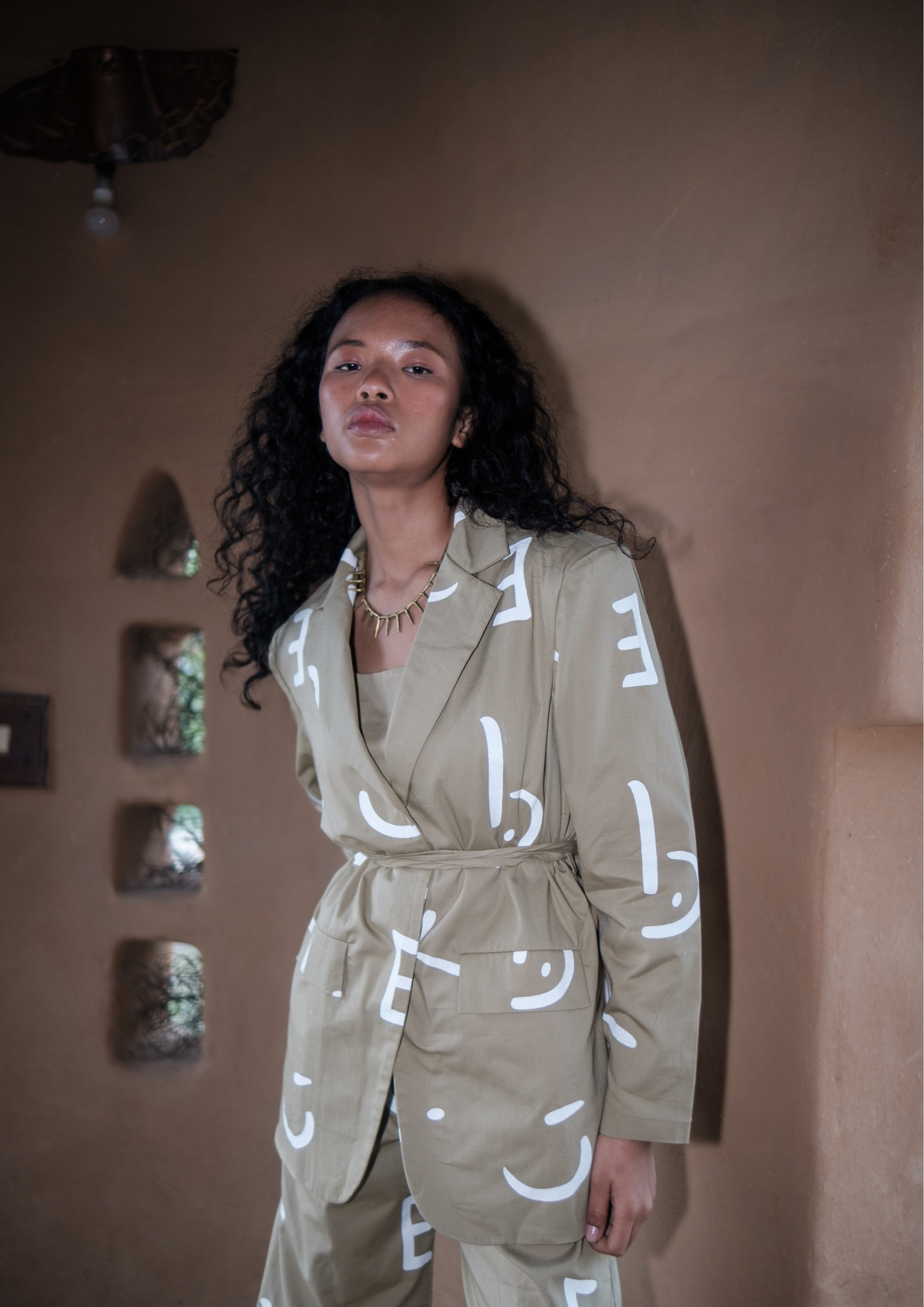 Cambridge Blazer - Line Printed