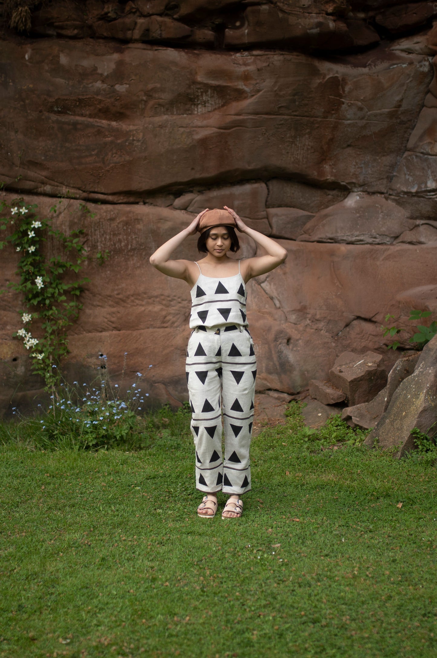 Dona Strap Top - Printed