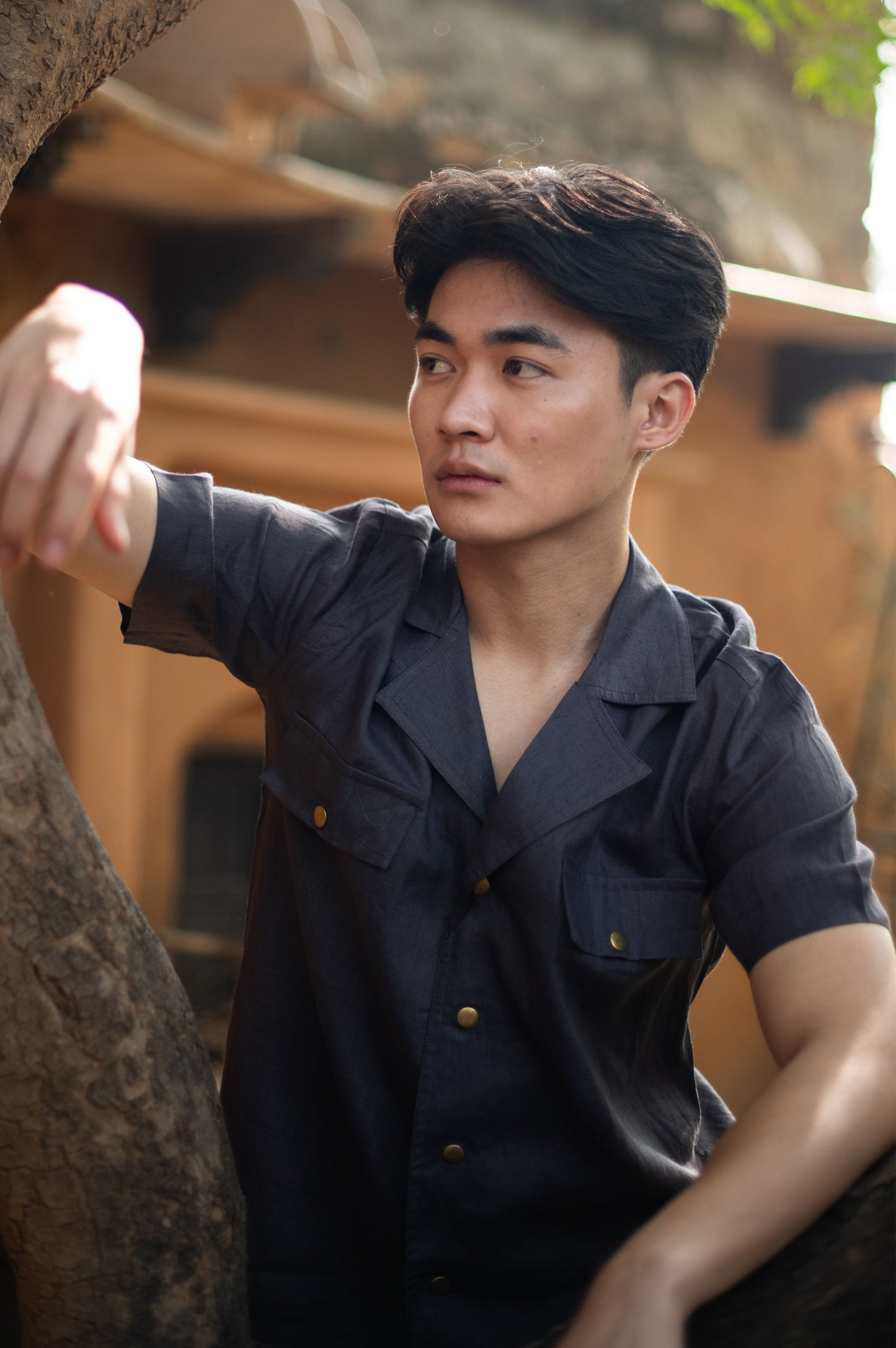 Okinawa Safari Shirt - Solid