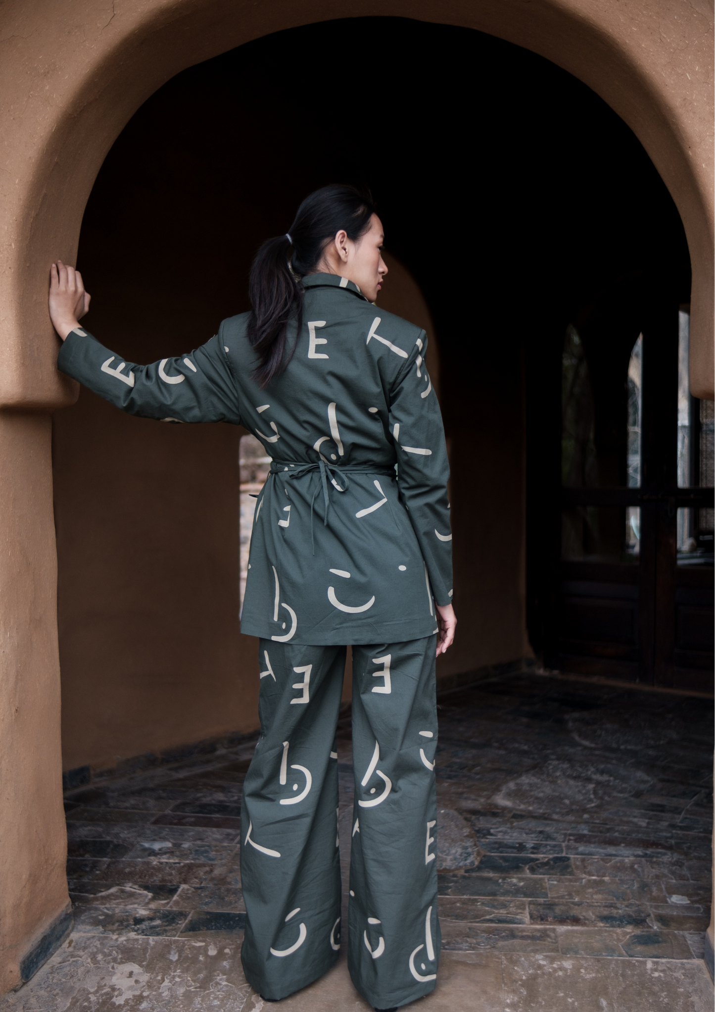 Cambridge Blazer - Line Printed