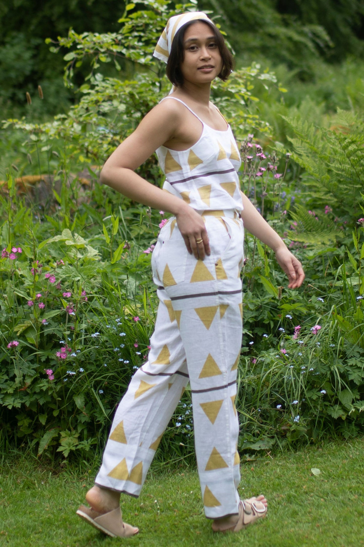 Dona Strap Top - Printed