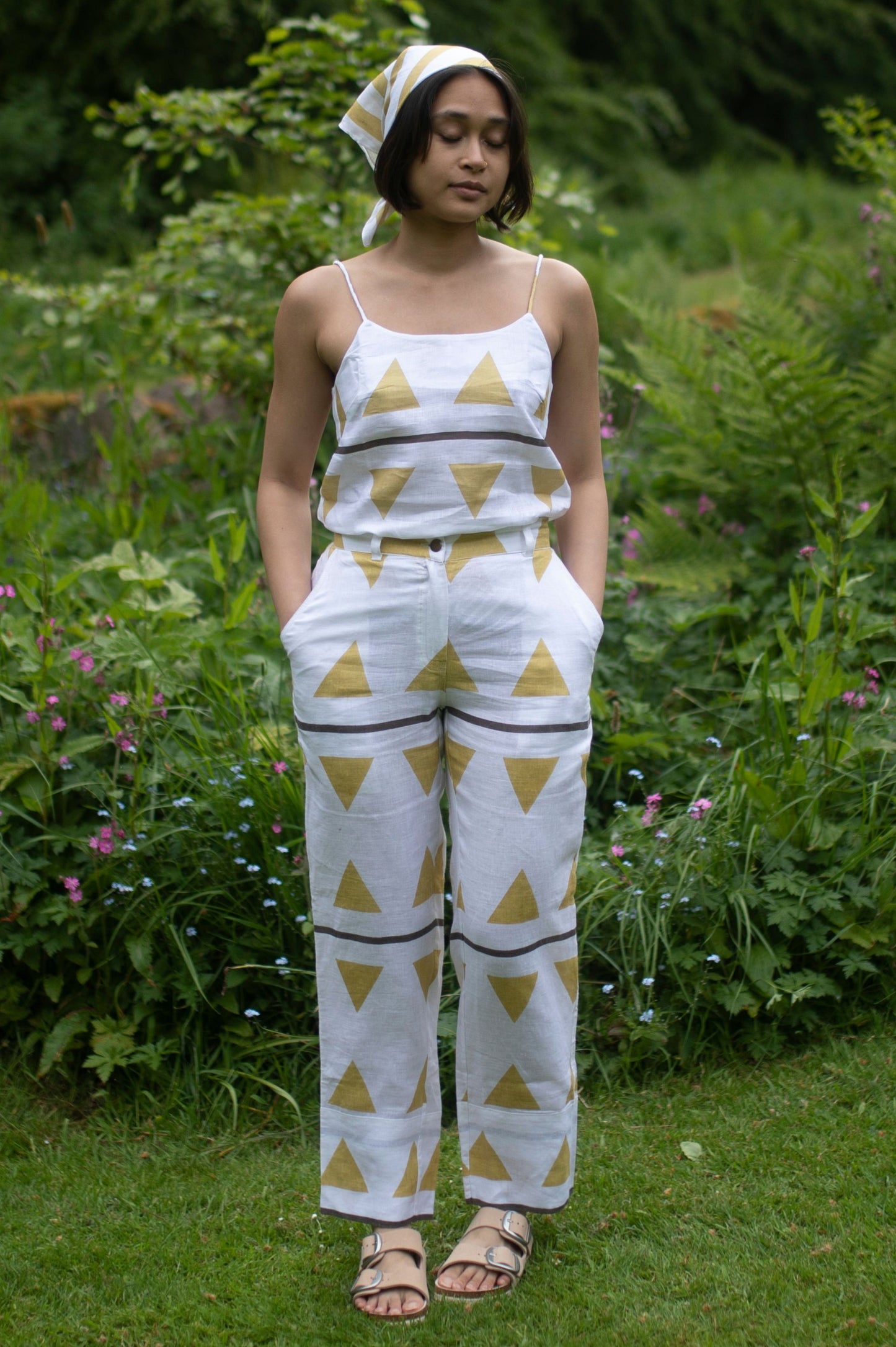 Dona Strap Top - Printed