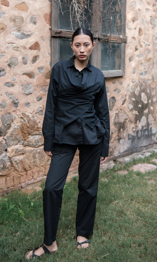 Seattle Wrap Shirt Solid-Set