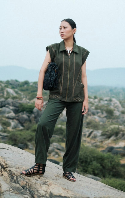 Handwoven Barrel Pants
