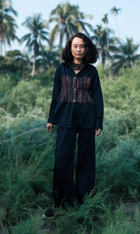 Upcycled Hunza Shirt-Set