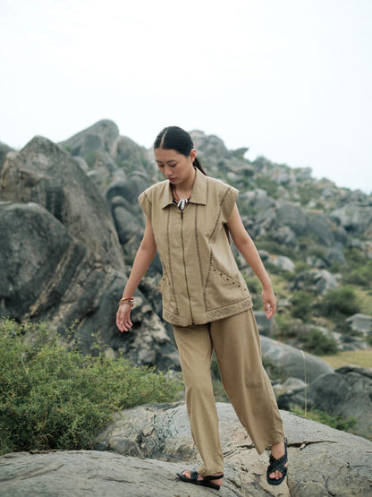 Handwoven Barrel Pants