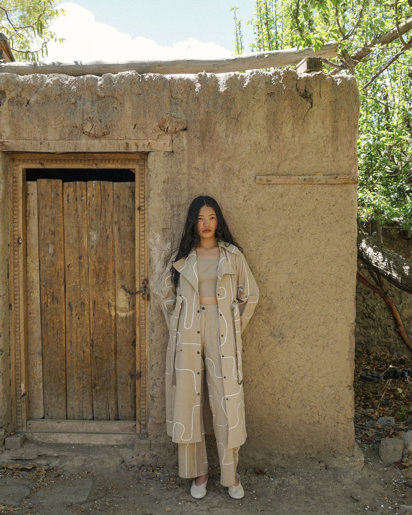 Zanskar Trench Coat – Sand