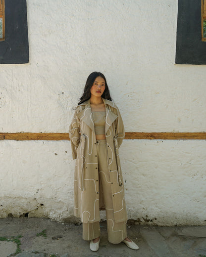 Zanskar Trench Coat – Sand