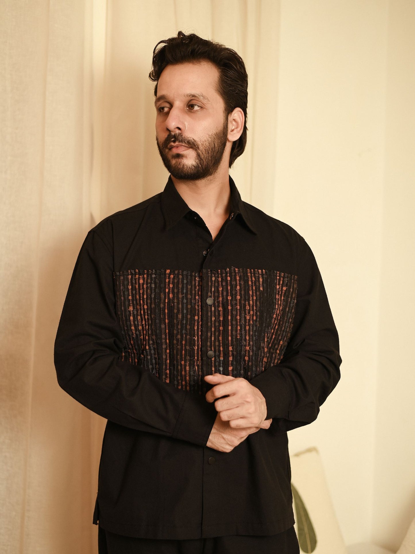 Upcycled Handwoven Hunza Shirt - Copper