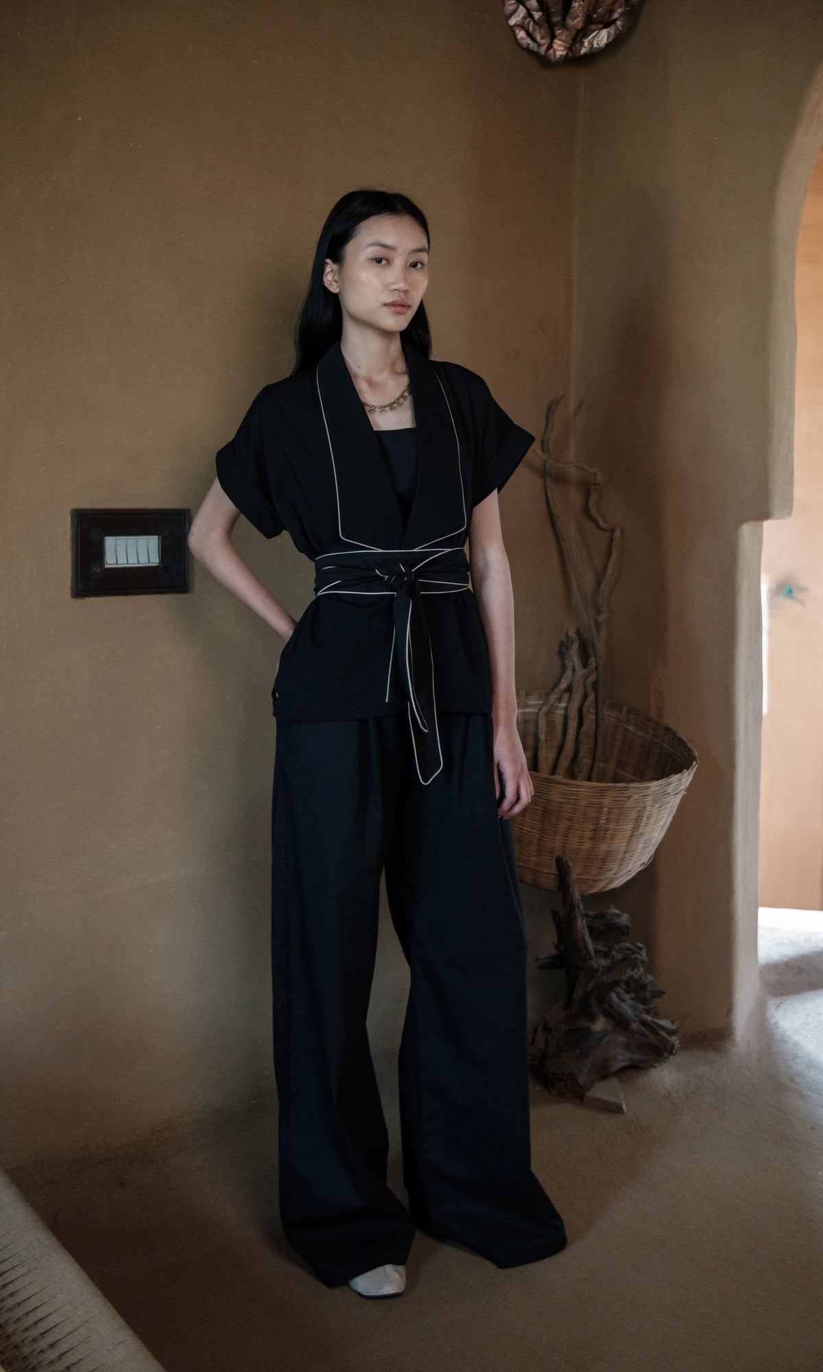 Berlin Shawl Collar Solid-Set