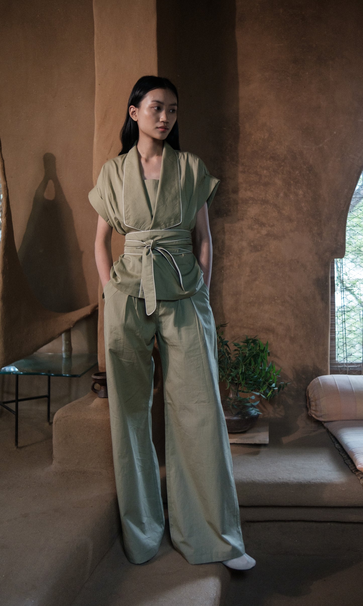Berlin Shawl Collar Solid-Set