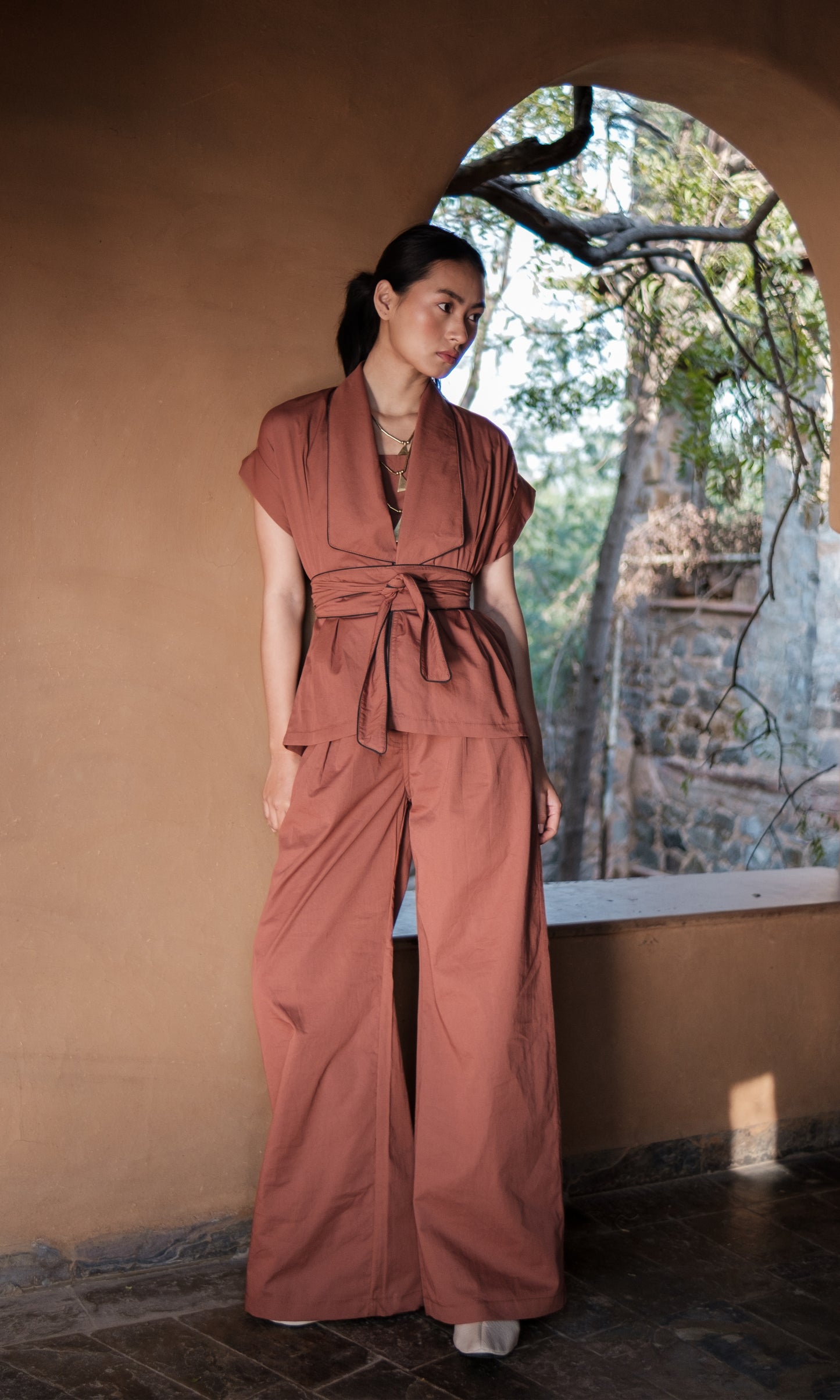 Berlin Shawl Collar Solid-Set
