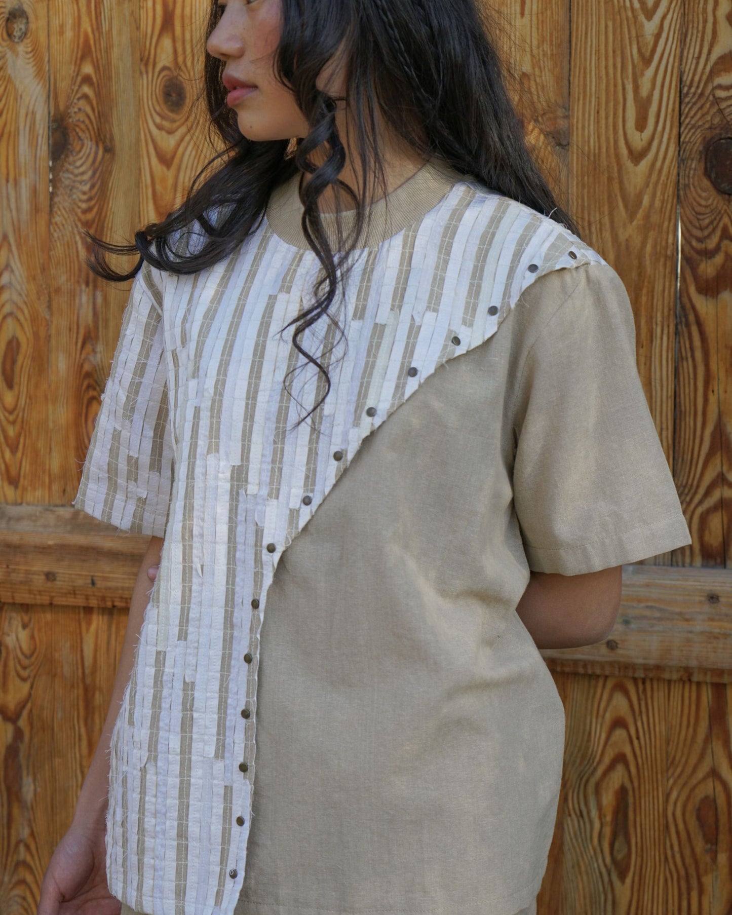 Tso Textured Top – Sand