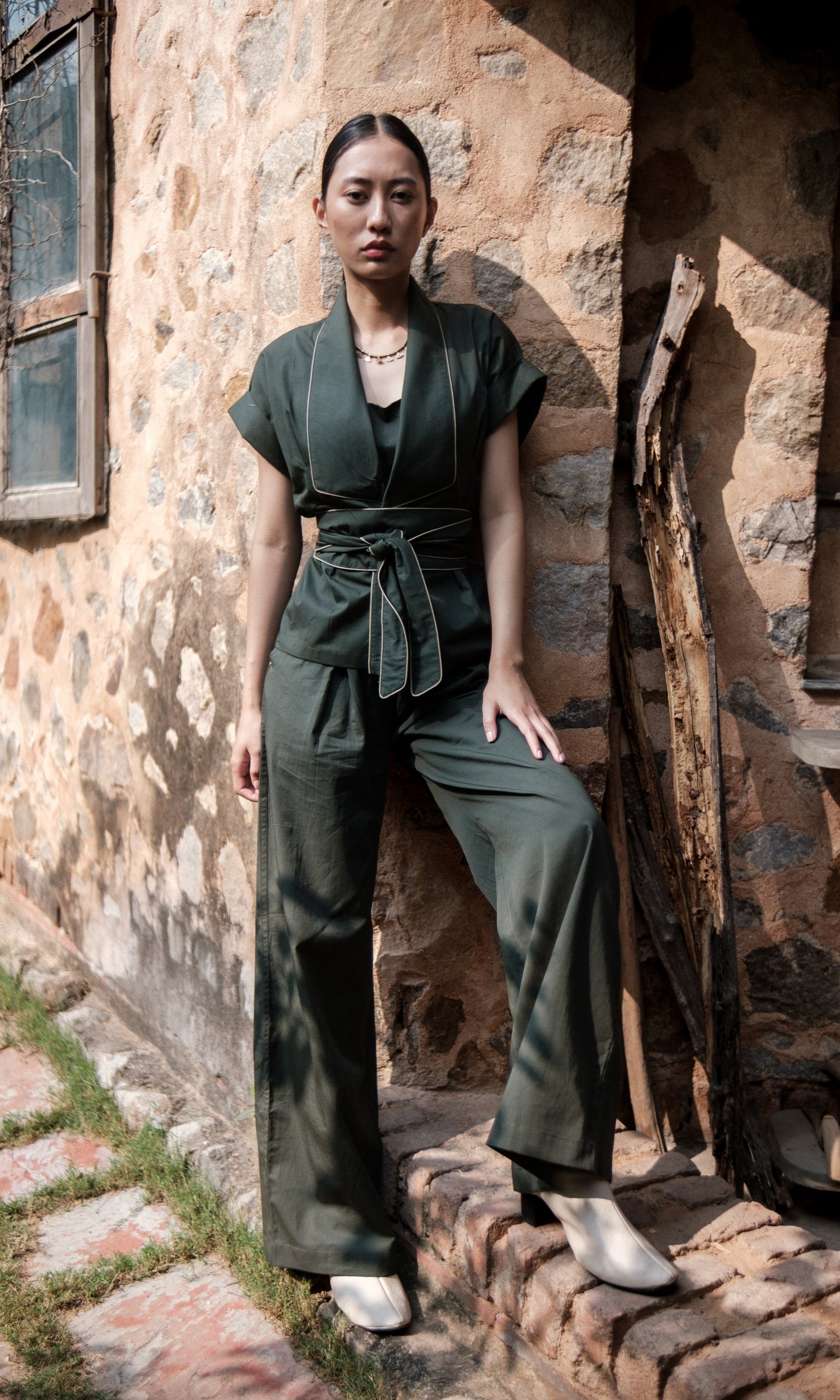 Berlin Shawl Collar Solid-Set