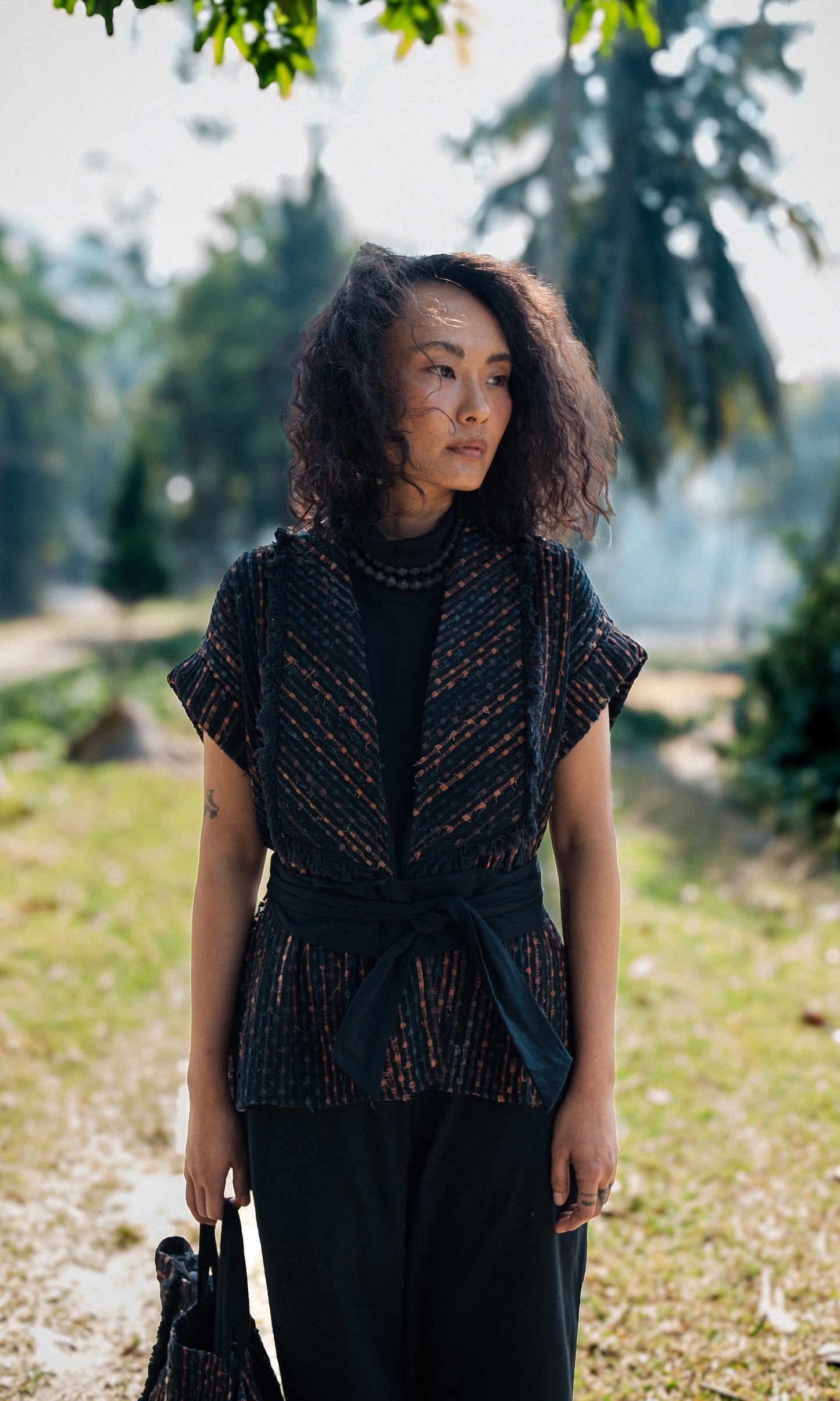 Handwoven Berlin Shawl Collar-Set