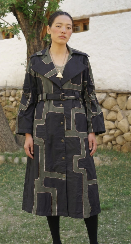 Zanskar Trench Coat – Noir