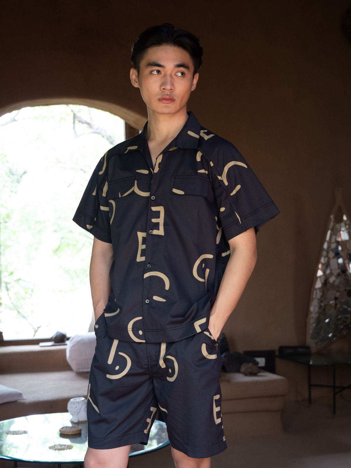 Moira shorts Menswear - Line Printed