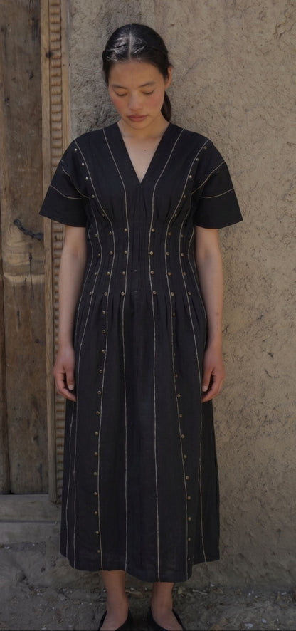 Sham Valley Dress – Noir