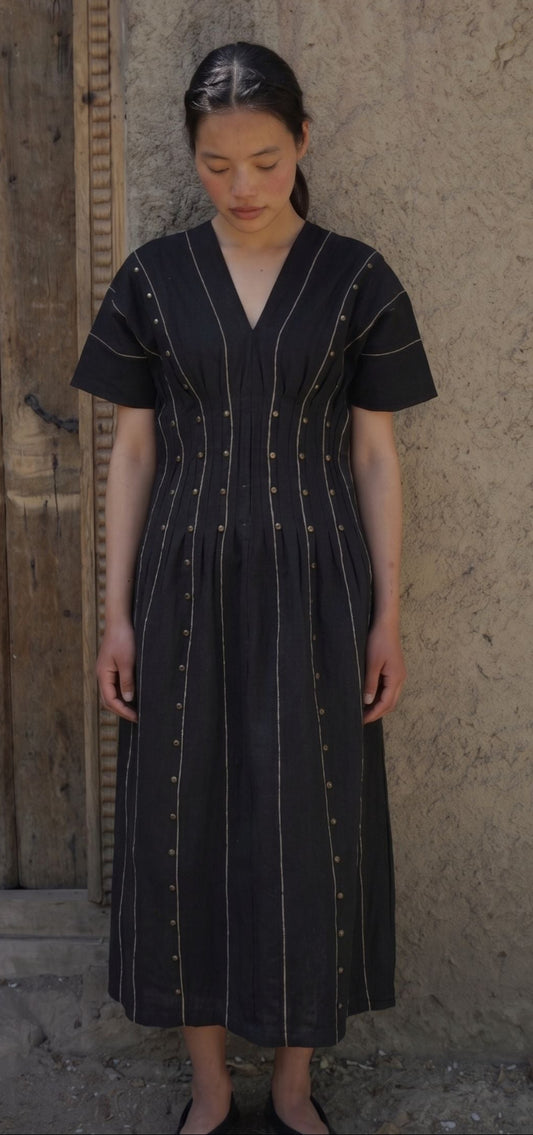 Sham Valley Dress – Noir