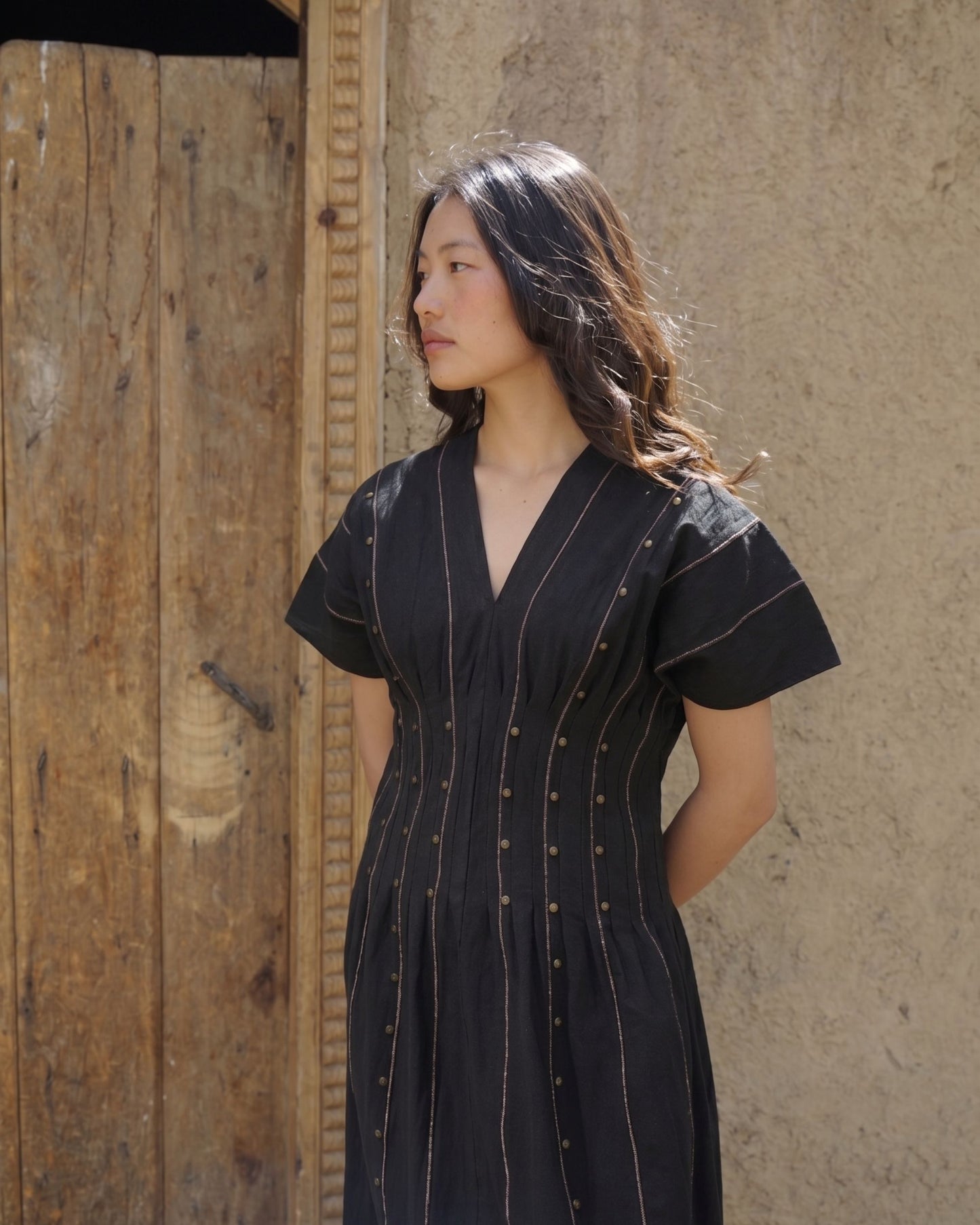 Sham Valley Dress – Noir